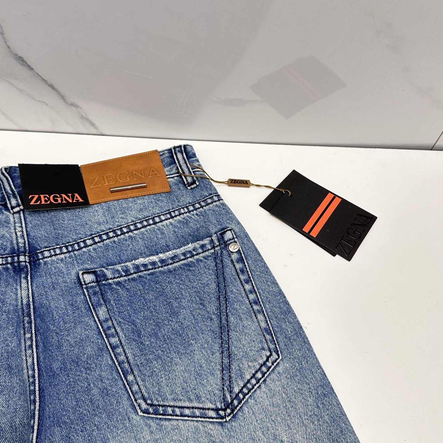 🆕ZEGNA杰尼亚 🔥高端定制、26早春新款牛仔裤阔腿裤 柜台同步发售 原版定制复刻 客供五金辅料 原单