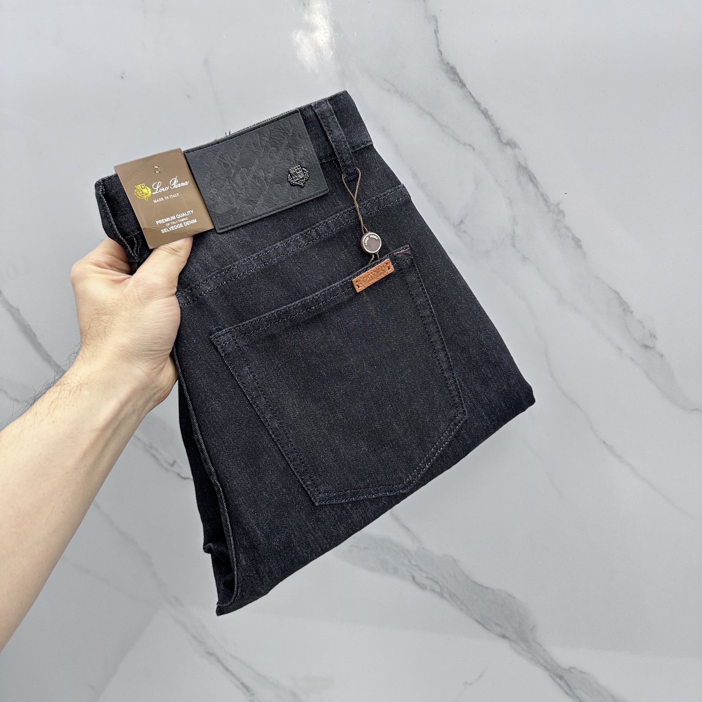 🆕Loro piana 🔥高端定制、26早春新款牛仔裤 柜台同步发售 原版定制复刻 客供五金辅料 原单品