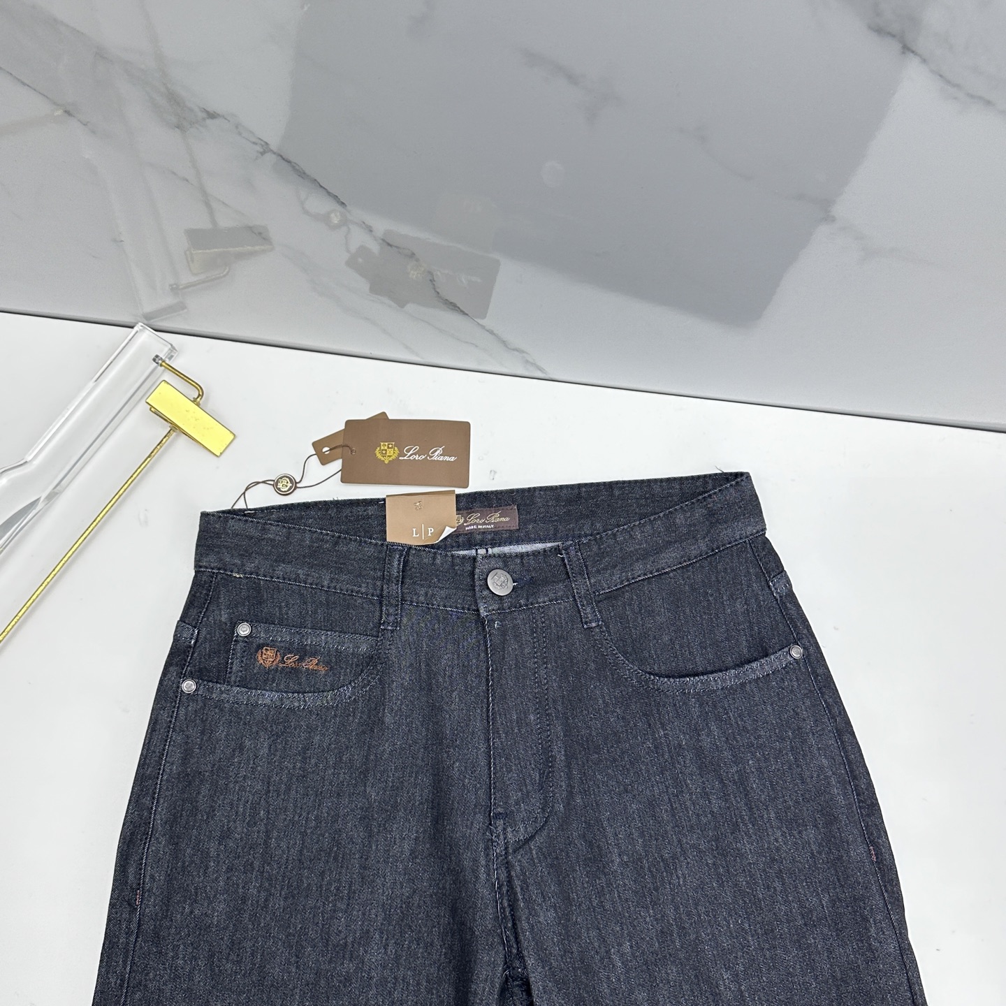 🆕Loro piana 🔥高端定制、26早春新款牛仔裤 柜台同步发售 原版定制复刻 客供五金辅料 原单品