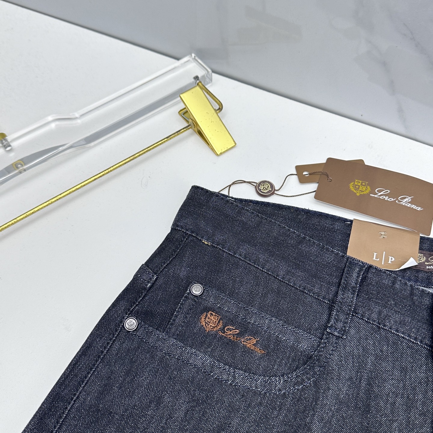 🆕Loro piana 🔥高端定制、26早春新款牛仔裤 柜台同步发售 原版定制复刻 客供五金辅料 原单品