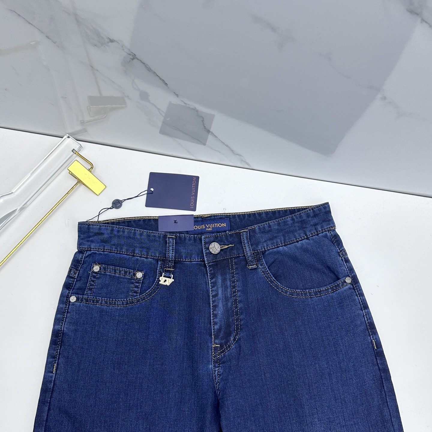 🆕LV路易威登 🔥高端定制、26早春新款牛仔裤 柜台同步发售 原版定制复刻 客供五金辅料 原单品质 进口