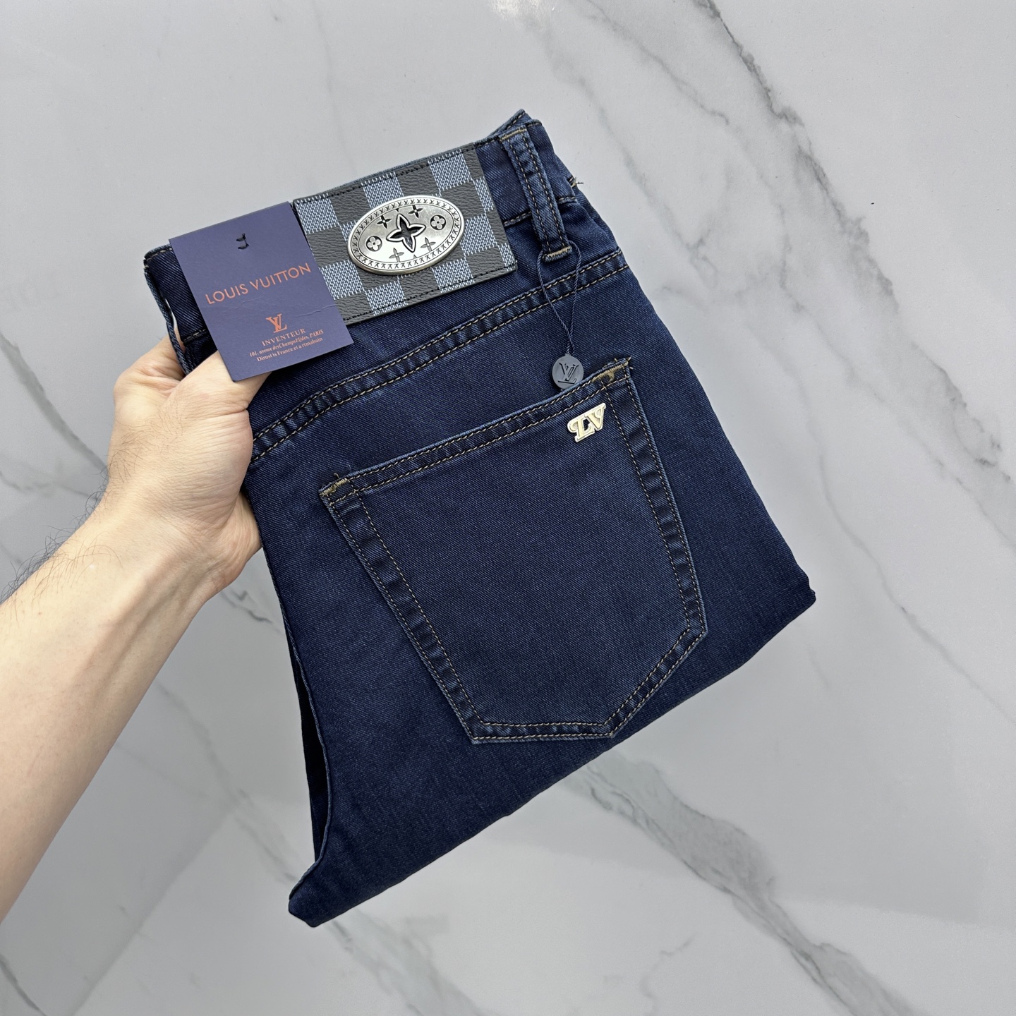 🆕LV路易威登 🔥高端定制、26早春新款牛仔裤 柜台同步发售 原版定制复刻 客供五金辅料 原单品质 进口