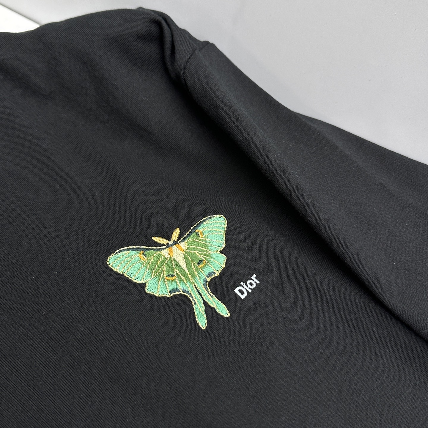 🆕Dior迪奥 新款首发专柜最新款短袖圆领T恤 高端订制 胸前品牌logo重工艺设计 高端长绒棉面料.手