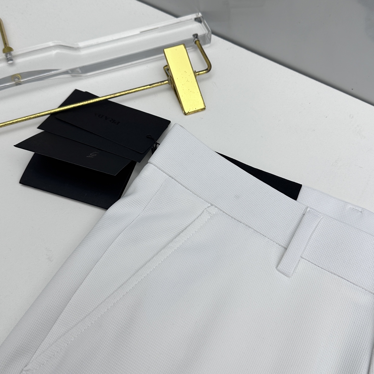 🆕Prada普拉达 26ss春夏新品休闲裤西裤，官网同步发售，裤身工艺设计，客供辅料、面料定制，柔软丝滑