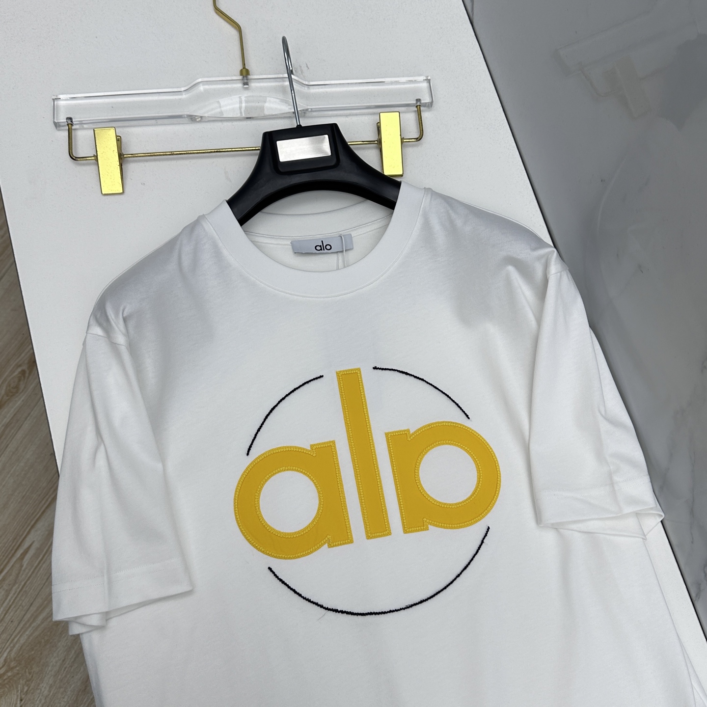 🆕ALO 2026春夏新款短袖 官网同款T恤 双纱纯棉面料 多元化搭配 是眼下时尚前沿的创新趋势 复古与