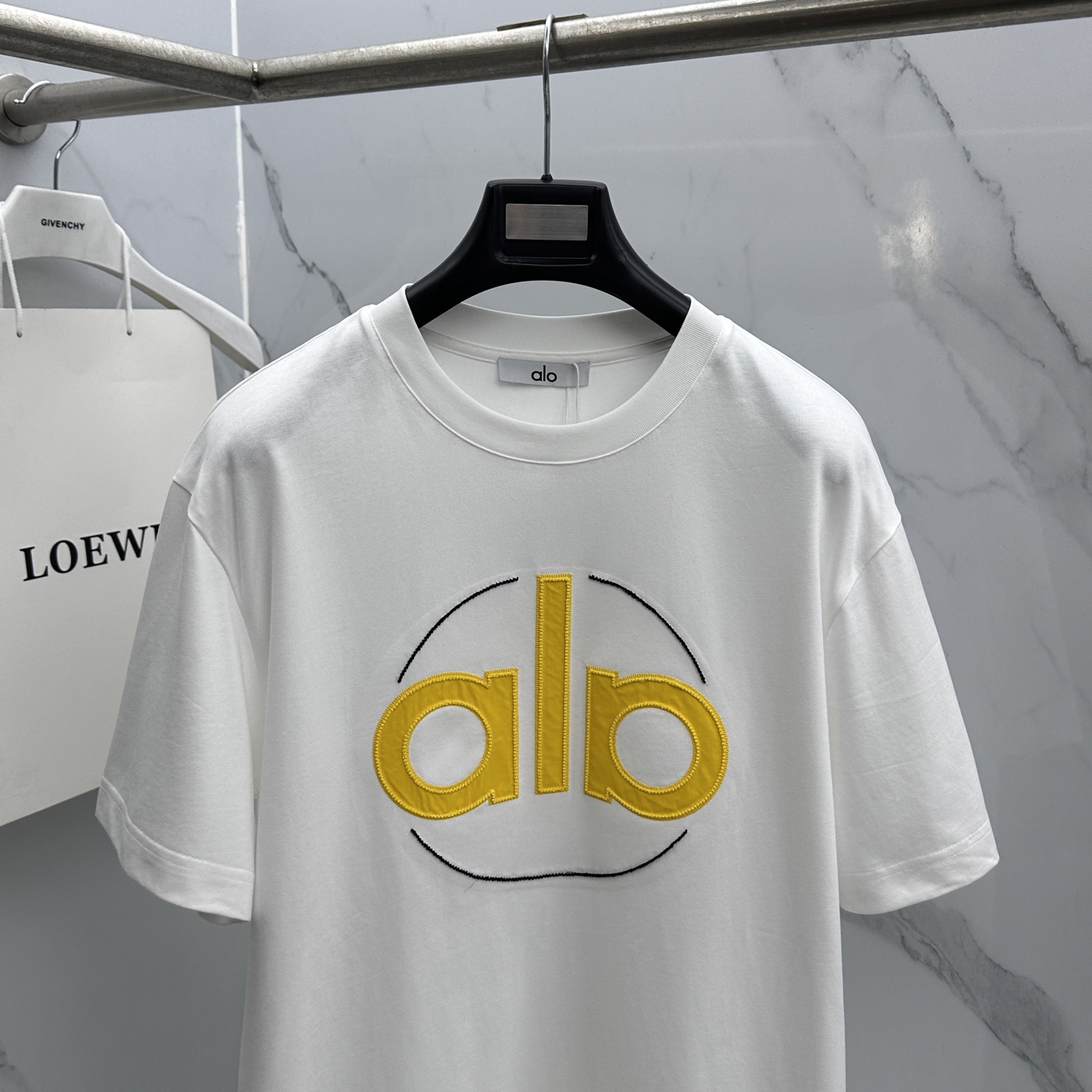 🆕ALO 2026春夏新款短袖 官网同款T恤 双纱纯棉面料 多元化搭配 是眼下时尚前沿的创新趋势 复古与