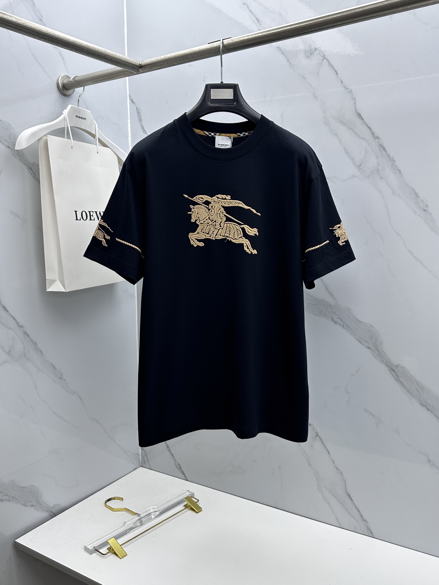 🆕Burberry巴宝莉 2026春夏新款短袖 官网同款T恤 双纱纯棉面料 多元化搭配 是眼下时尚前沿的