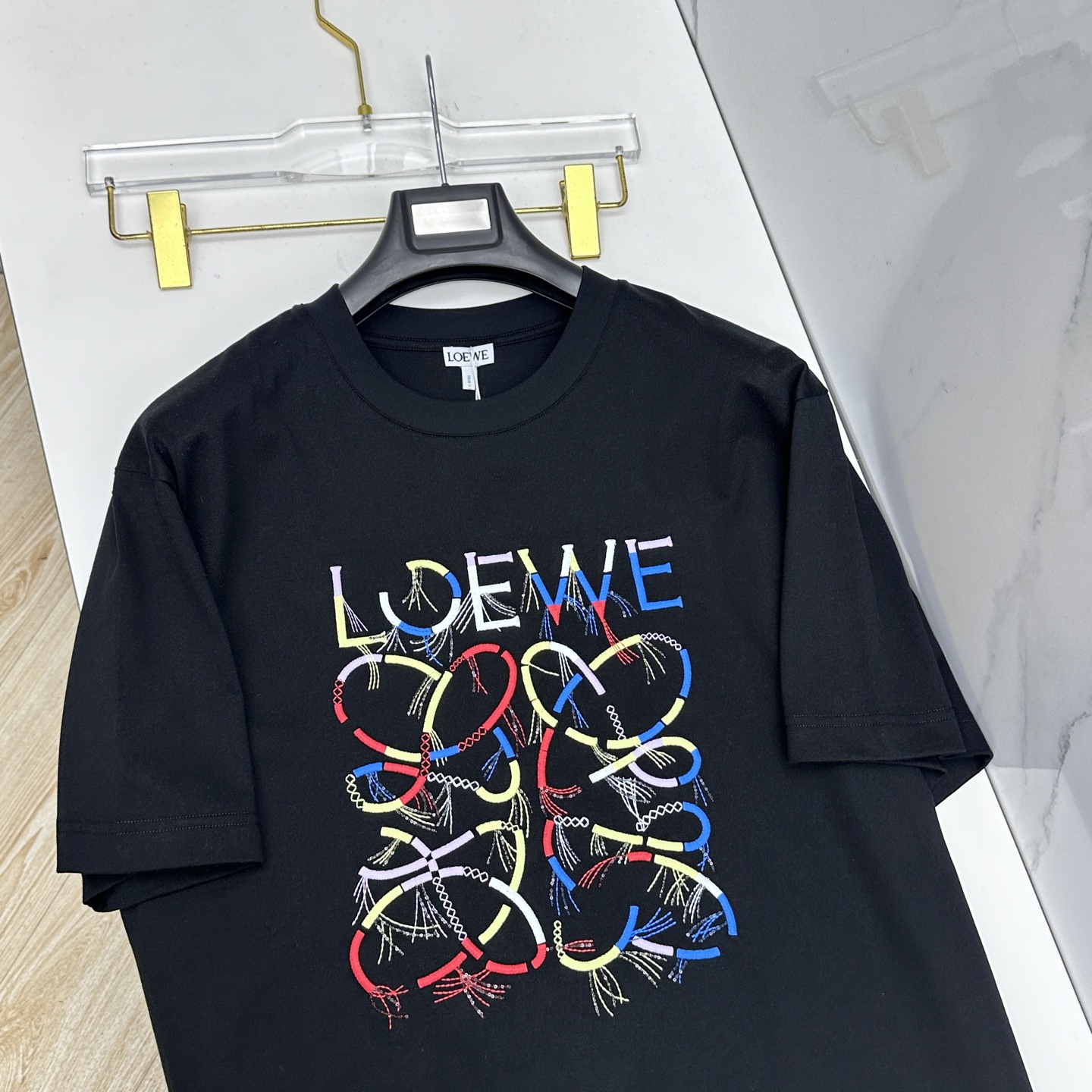 🆕LOEWE罗意威 2026春夏新款短袖 官网同款T恤 双纱纯棉面料 多元化搭配 是眼下时尚前沿的创新趋