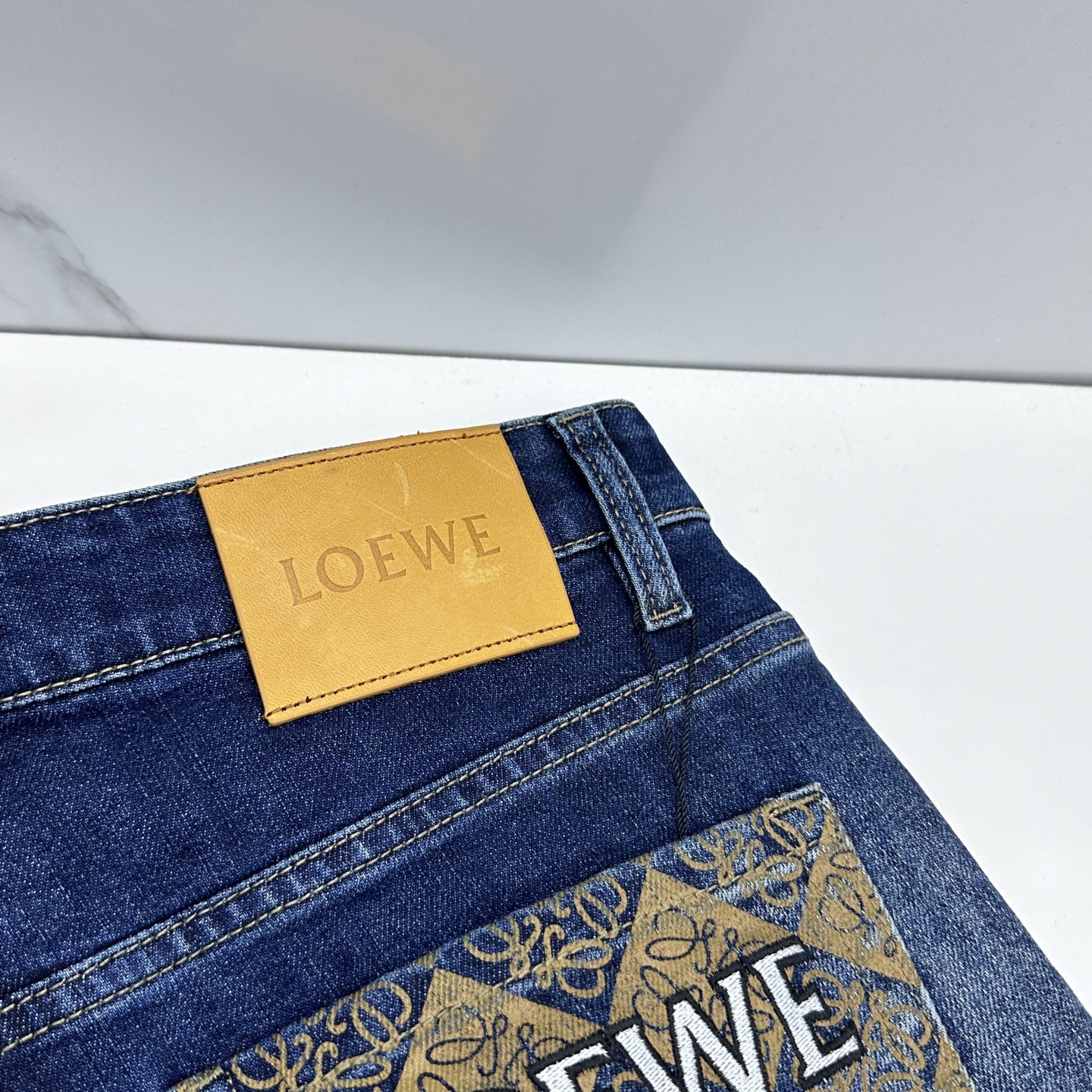 🆕LOEWE罗意威 🔥高端定制、早春最新款牛仔裤 柜台同步发售 原版定制复刻 客供五金辅料 原单品质 进