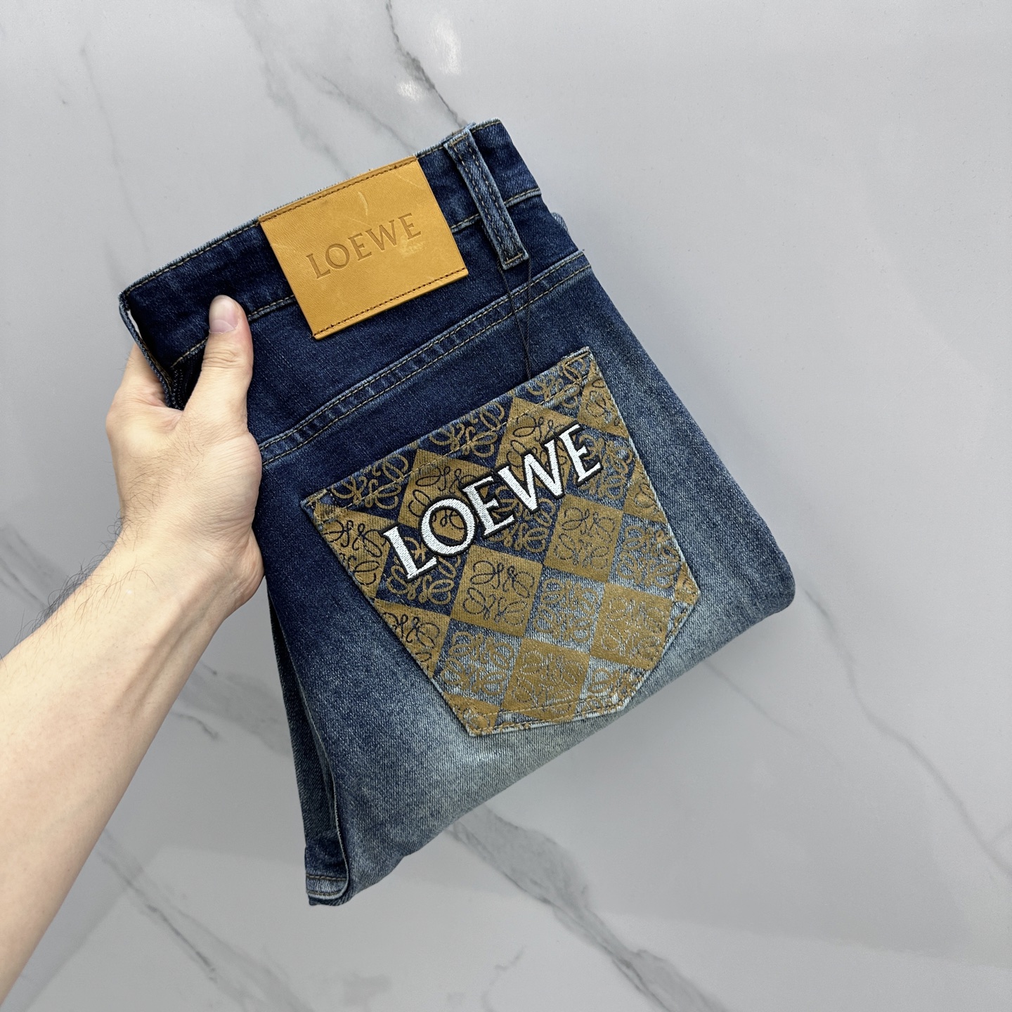 🆕LOEWE罗意威 🔥高端定制、早春最新款牛仔裤 柜台同步发售 原版定制复刻 客供五金辅料 原单品质 进