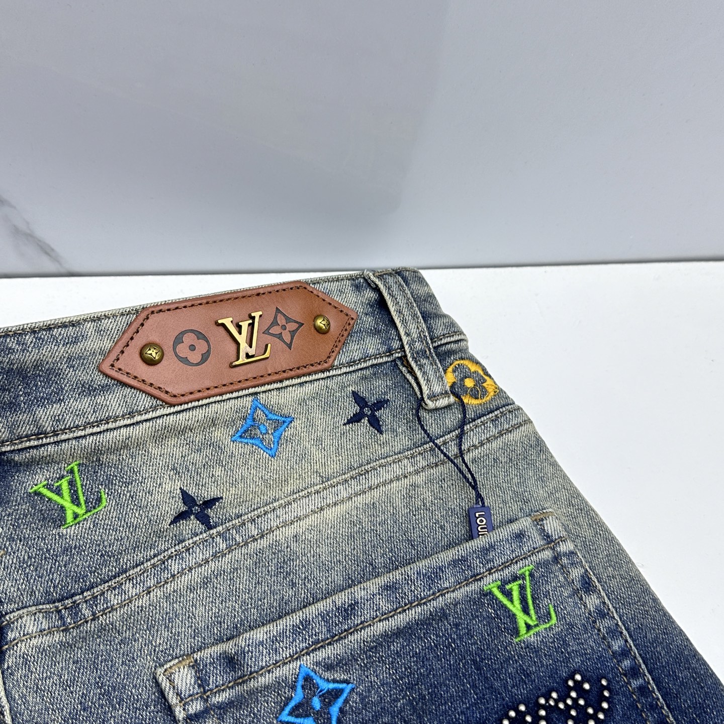 🆕LV路易威登 🔥高端定制、早春最新款牛仔裤 柜台同步发售 原版定制复刻 客供五金辅料 原单品质 进口固