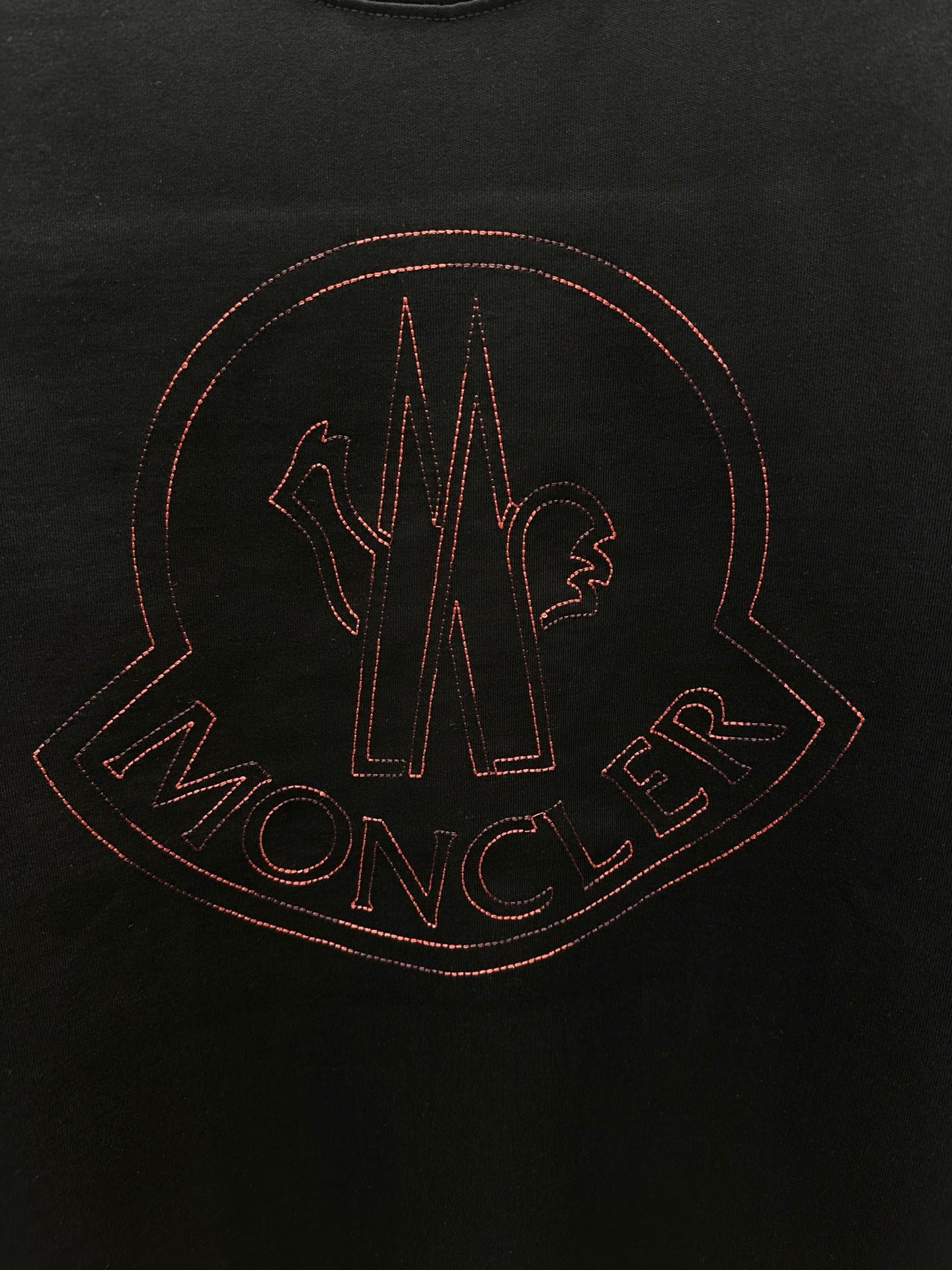 몽클레어 자수 반팔 티셔츠 52262 이미지 5