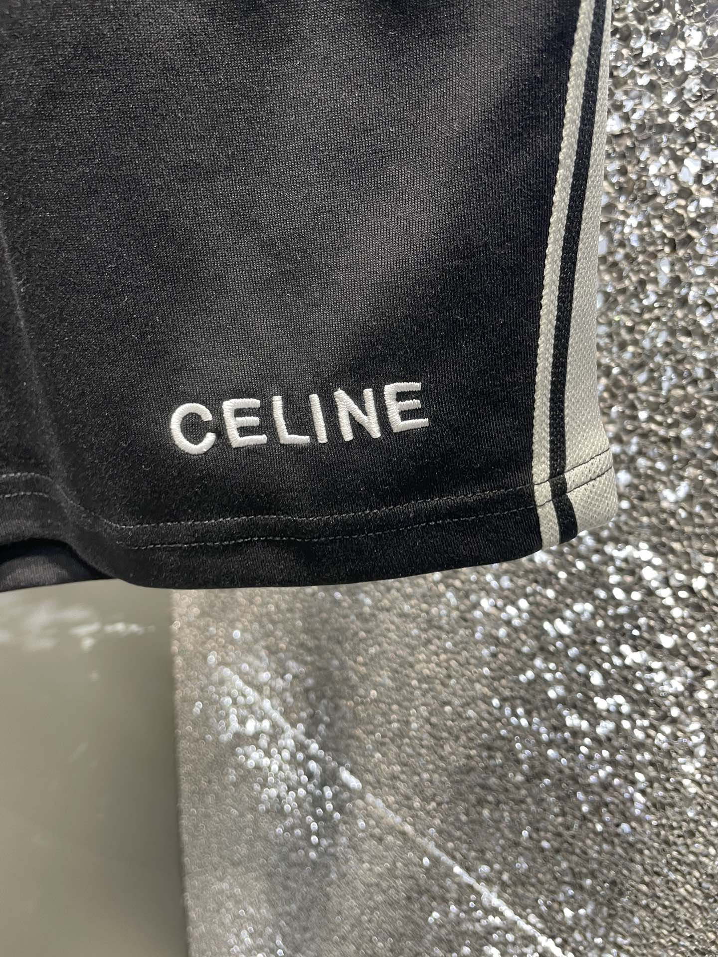 早春/套 CELINE 🔥春夏官网独家专供 高端独家定制款 早春新款专柜同款休闲短袖短裤套装，透气舒适休