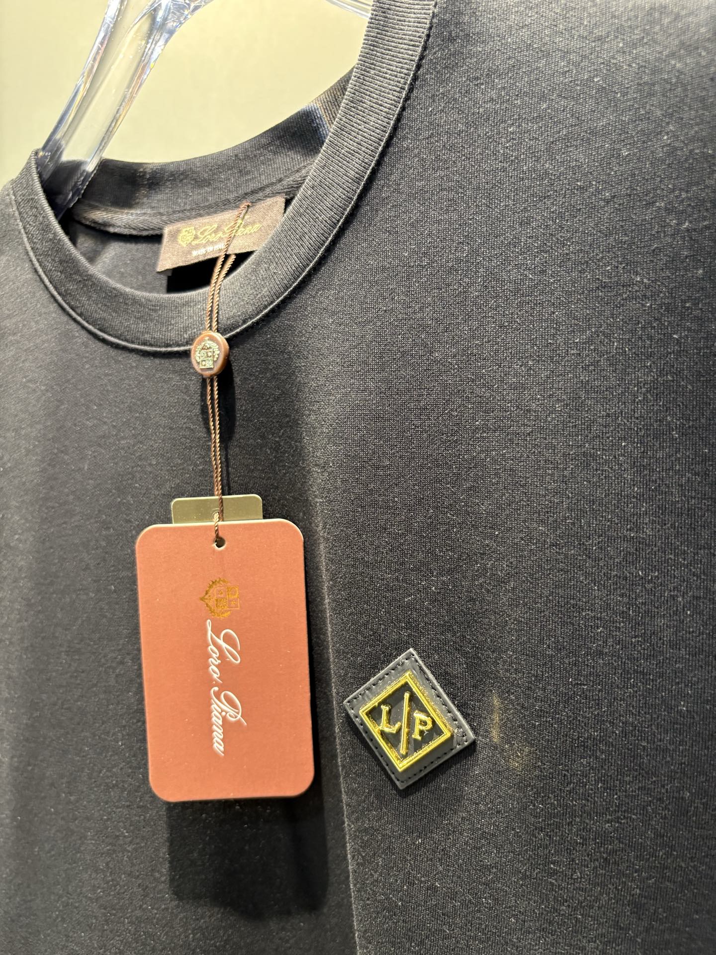 早春/套 loro Piana 🔥春夏官网独家专供 高端独家定制款 早春新款专柜同款休闲短袖短裤套装，透