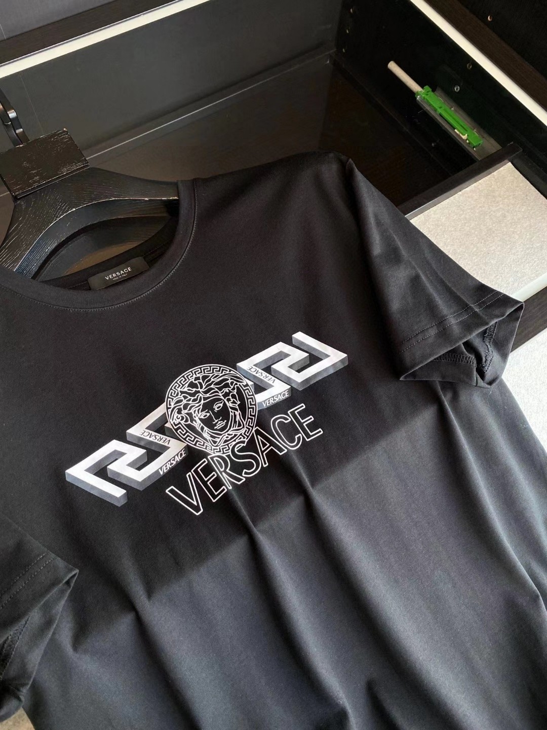 Versace Medusa Print Crew Neck T-Shirt | Short Sleeve Tee for Men 5 a1745130060117 4224