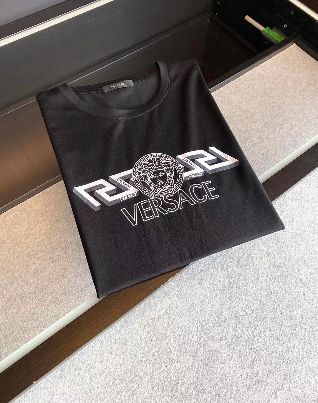 Versace Medusa Print Crew Neck T-Shirt | Short Sleeve Tee for Men 9 a1745130061451 6086