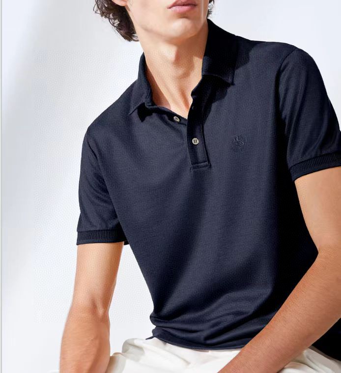 Loro Piana Cotton-Piqué Polo Shirt - Classic Fit, Soft Knit Polo 3 a1745219416784 0085