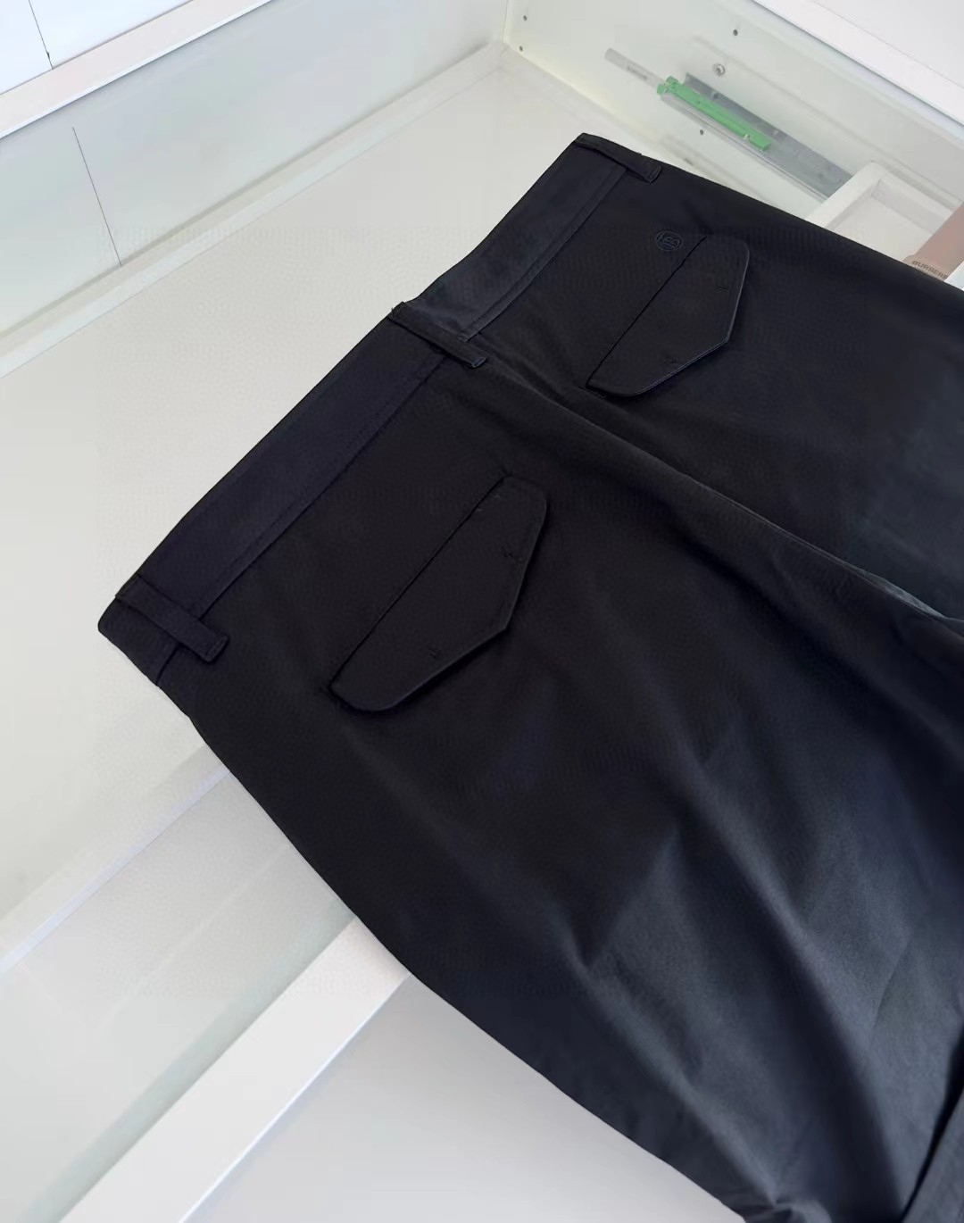 Burberry Cotton Twill Chino Shorts with Webbing Detail, Size 30-38 8 a1745391846302 5186