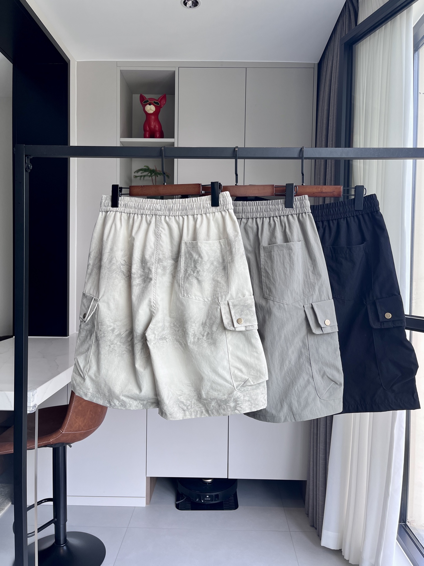 Stone Island Pantalones Cortos Deportivos con Bolsillos y Logo Bordado 3 i1746632061479 5533 0 8