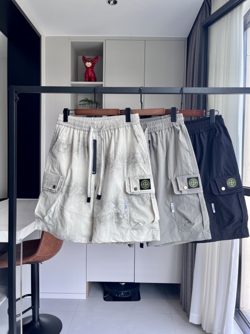 Stone Island Pantalones Cortos Deportivos con Bolsillos y Logo Bordado 15 Stone Island Pantalones Cortos Deportivos con Bolsillos y Logo Bordado