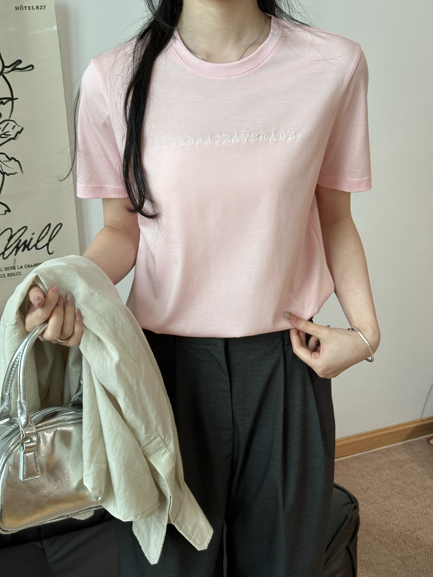 High-Quality Female Suit with Short Sleeves and High-Grade Shirt – P276 BV T.M-2XL - 图片 6