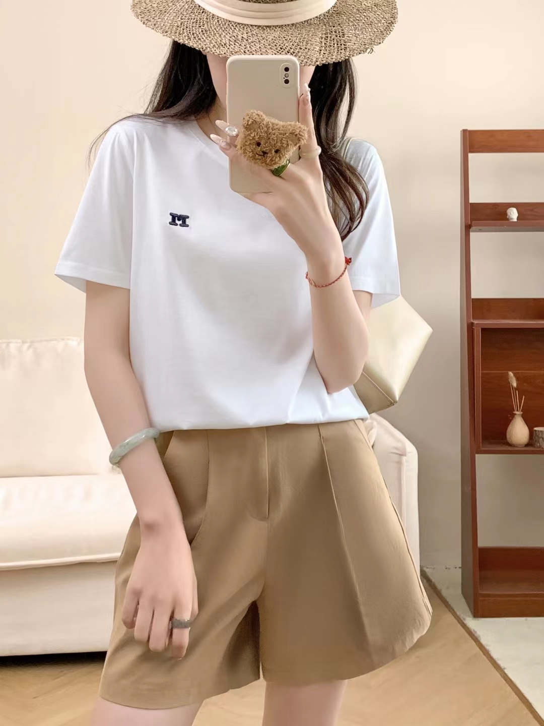 High-end Women’s Suit in Max Twirl Fabric with Short Sleeves, M-2XL Sizes - 图片 4