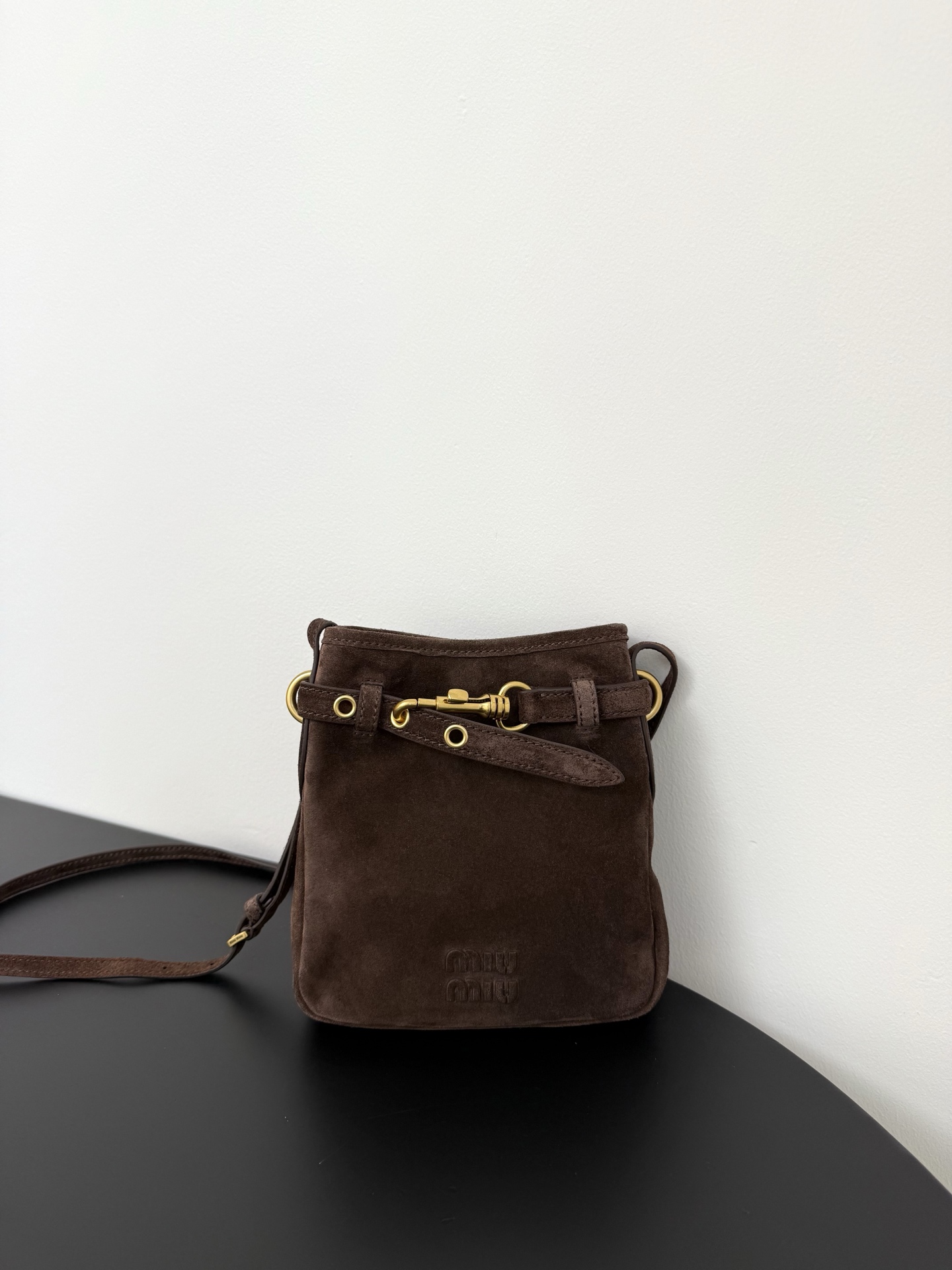 P530 Miumiu bolso pequeño de la suerte de piel de ante para otoño e invierno, esta temporada la serie de piel de ante t…