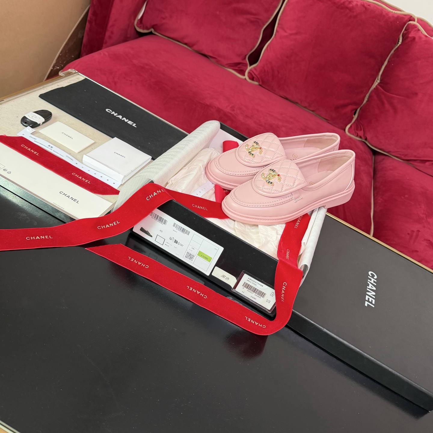 CHANEL 뮬 로퍼｜빈티지하고 고급스러운 로퍼｜더블 C 메탈 버클 + 오일 워싱 카프스킨