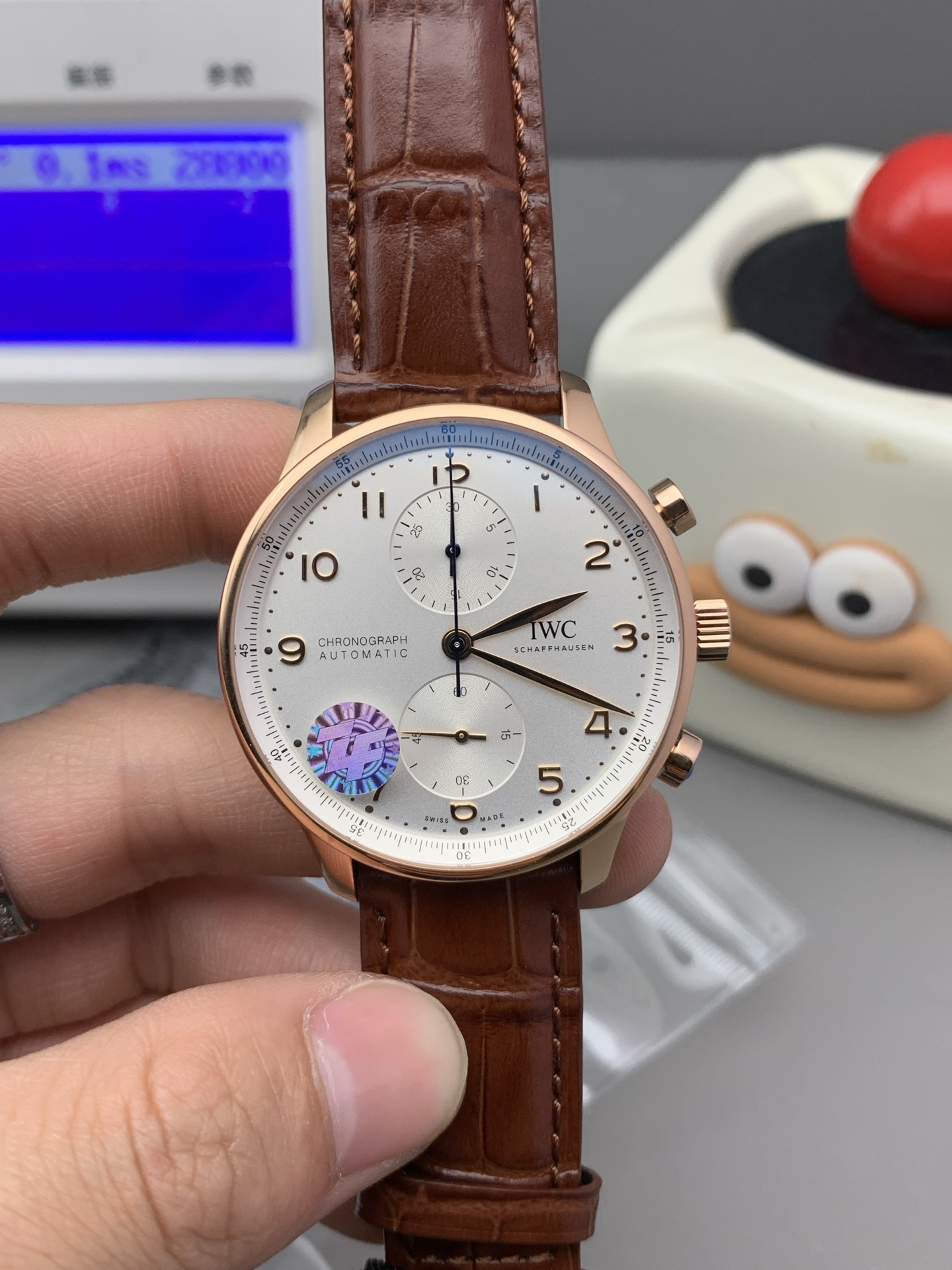 NO:387878,ZF Golden Needle Portuguese Scheme Real Shot,19860909ZF 金针葡计 实拍,,Watch