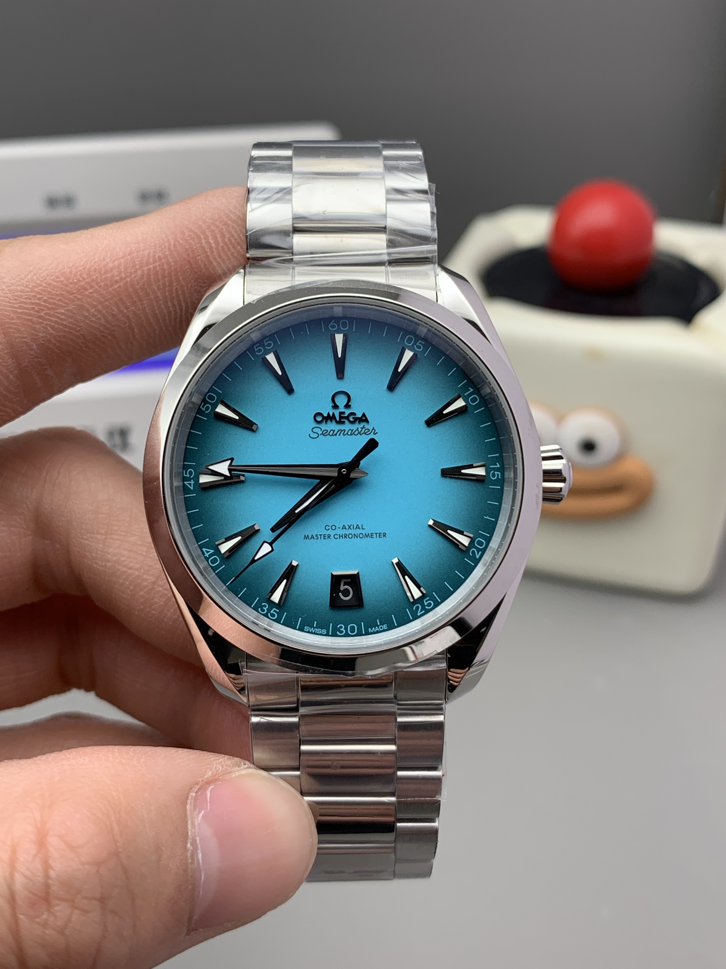 NO:387891,VS new style seahorse turquoise real shot,19860909VS 新款 海马绿松石 实拍,,Watch