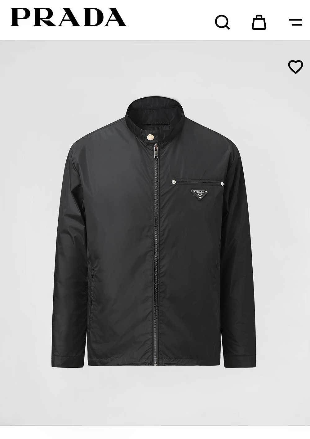 NO:115874,8958 PRD...Prada's latest stand-up collar jacket for 25 years of spring and summer official website, new products on the show, counter can be recycled and recycled nylon fabric. The upper body has texture, no deformation, top designer masterpiece, original hardware, simple, fashionable and luxurious, with details everywhere, complete details of the three-standard auxiliary materials... Really achieve 0 errors with the counter!  Black Size 48-56, Prada, Jackets & coats,alexander wang198609098958 PRD……普拉达 25年春夏官网最新款立领外套 秀场新品,专柜可循环再生尼龙面料.上身有质感,任意洗涤不变形 ,顶级设计师巨作,原版五金,简单时尚奢华极致,处处细节显工艺,三标辅料细节齐全……真正做到与柜台0误差作品！黑色 尺码48-56,,prada,jackets & coats,alexander wang,Men's clothing