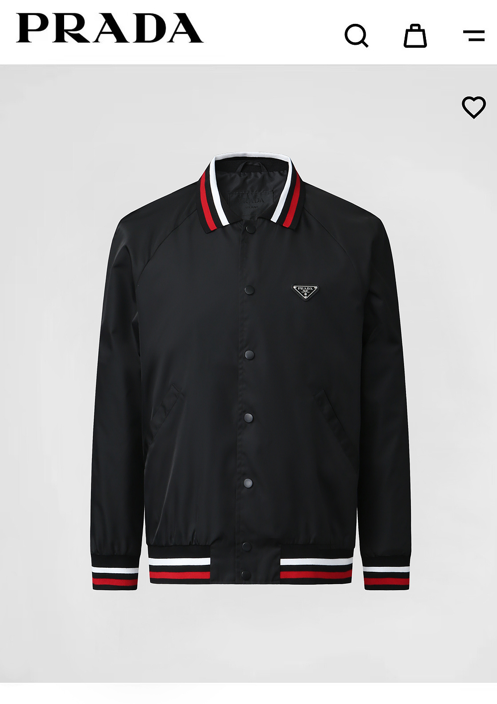 NO:142066,8988 PRA... Prada color-blocking threaded small lapel jacket, new product jacket. The same style of renewable nylon fabric in imported counters is simple and capable. Its style is modern and has urban trendy charm. 7 spandex. It can fully exert the performance of the two fibers, complement each other and add icing on the cake. The clothing made from this fabric has many characteristics such as high elasticity, gentleness, comfort, moisture absorption, breathability, smoothness, and easy to care. It is a high-tech product suitable for the human body developed for human body shape and skin characteristics. Its performance is incomparable to ordinary fabrics, and the added value of the product is quite high. Black Size 48-56 (175 125 catties 48), prada, prada, jackets & coats, alexander wang198609098988 PRA……普拉达 拼色螺纹小翻领夹克,新品夹克.进口专柜同款可再生尼龙面料.简约干练.其风格现代,且具有都市新潮魅力.7氨纶.可使两种纤维性能充分发挥,相得益彰、锦上添花.由这种面料制作的服装具有高弹、轻柔、舒适、吸湿、透气、光滑、易打理等诸多特点,属针对人的体型和皮肤特点开发的适合人体的高科技产品,其性能是普通面料所无法比拟的,产品的附加值相当高.黑色 尺码48-56（175 125斤48）,,prada,prada,jackets & coats,alexander wang,Men's clothing