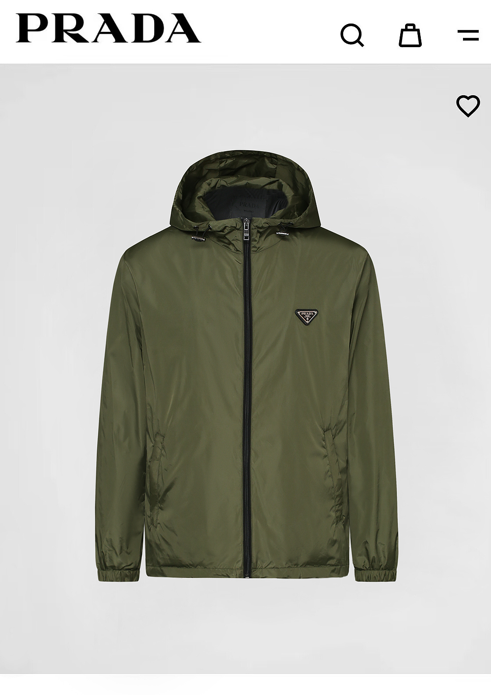 NO:142073,896 PRA…Prada New Hooded Jacket!  Sell ​​first, take the lead. PRADA/Prada New Hooded Trench Coat Jacket. This lightweight nylon jacket and front zipper, special design on the hem, is quite casual design. The white placket is spliced ​​on the chest to interpret the brand style. Hooded, front zipper pocket, decorated with a triangular metal logo with an enamel zipper zipper, polyamide fiber fabric. Black and green Size 48-56,,prada,prada,jackets & coats,jackets & coats,hats,alexander wang19860909896 PRA……普拉达 新品连帽夹克！先上先卖,抢占先机.PRADA/普拉达 新品连帽风衣外套.这款轻质尼龙夹克和正面拉链,下摆特殊设计,颇具休闲装设计特色.胸前拼接白色门襟.演绎品牌风范.连帽,正面拉链式口袋,饰有涂珐琅三角形金属徽标,正面拉链拉合,聚酰胺纤维面料.黑色 绿色 尺码48-56,,prada,prada,jackets & coats,jackets & coats,hats,alexander wang,Men's clothing