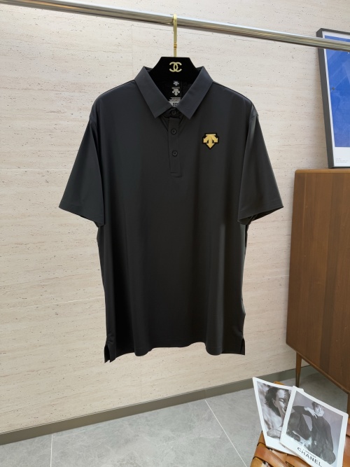 Descente Men's Quick-Dry Short Sleeve Polo Shirt - Breathable, Stylish 1 Descente Men's Quick-Dry Short Sleeve Polo Shirt - Breathable, Stylish