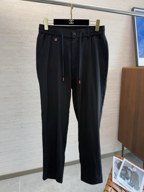 Men's Casual Running Pants Elastic Waist Drawstring Trousers Versatile Style
