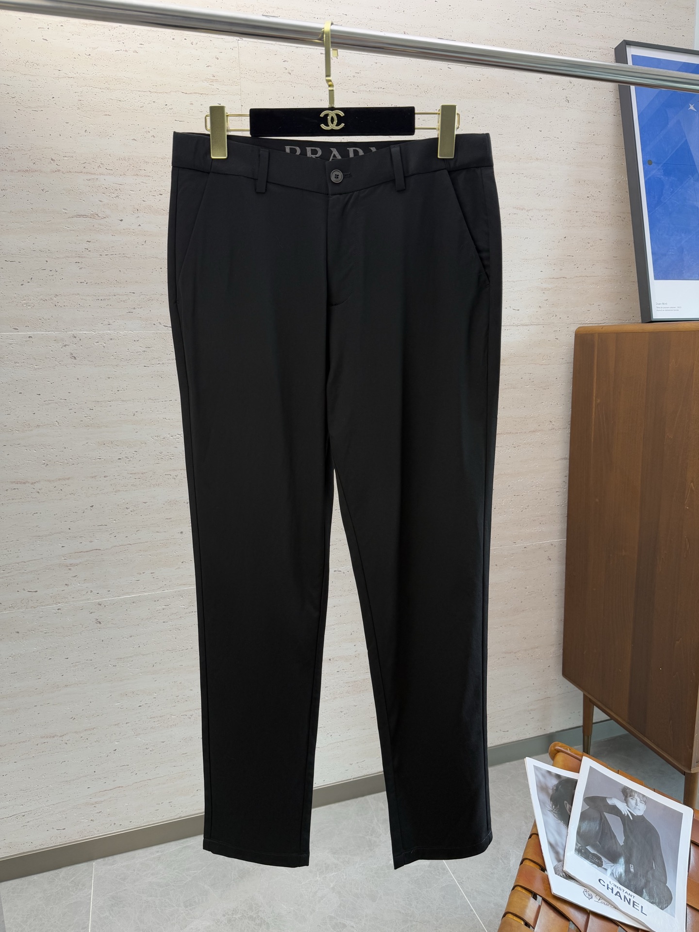 Prada Men's Black Business Casual Dress Pants - Comfortable Fit 2 i1749387165681 3253 0 1