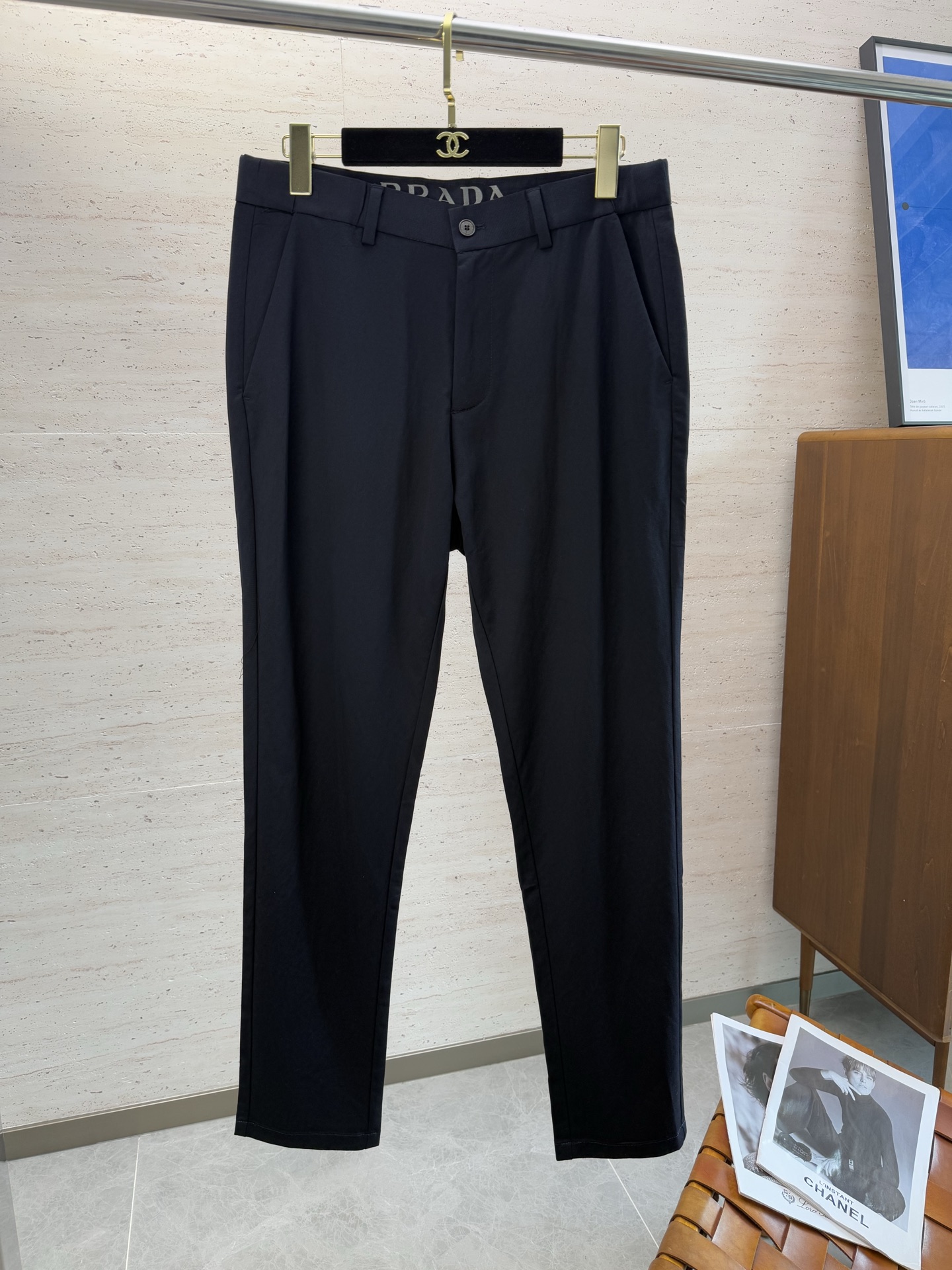 Prada Men's Black Business Casual Dress Pants - Comfortable Fit 3 i1749387165747 8983 0 2