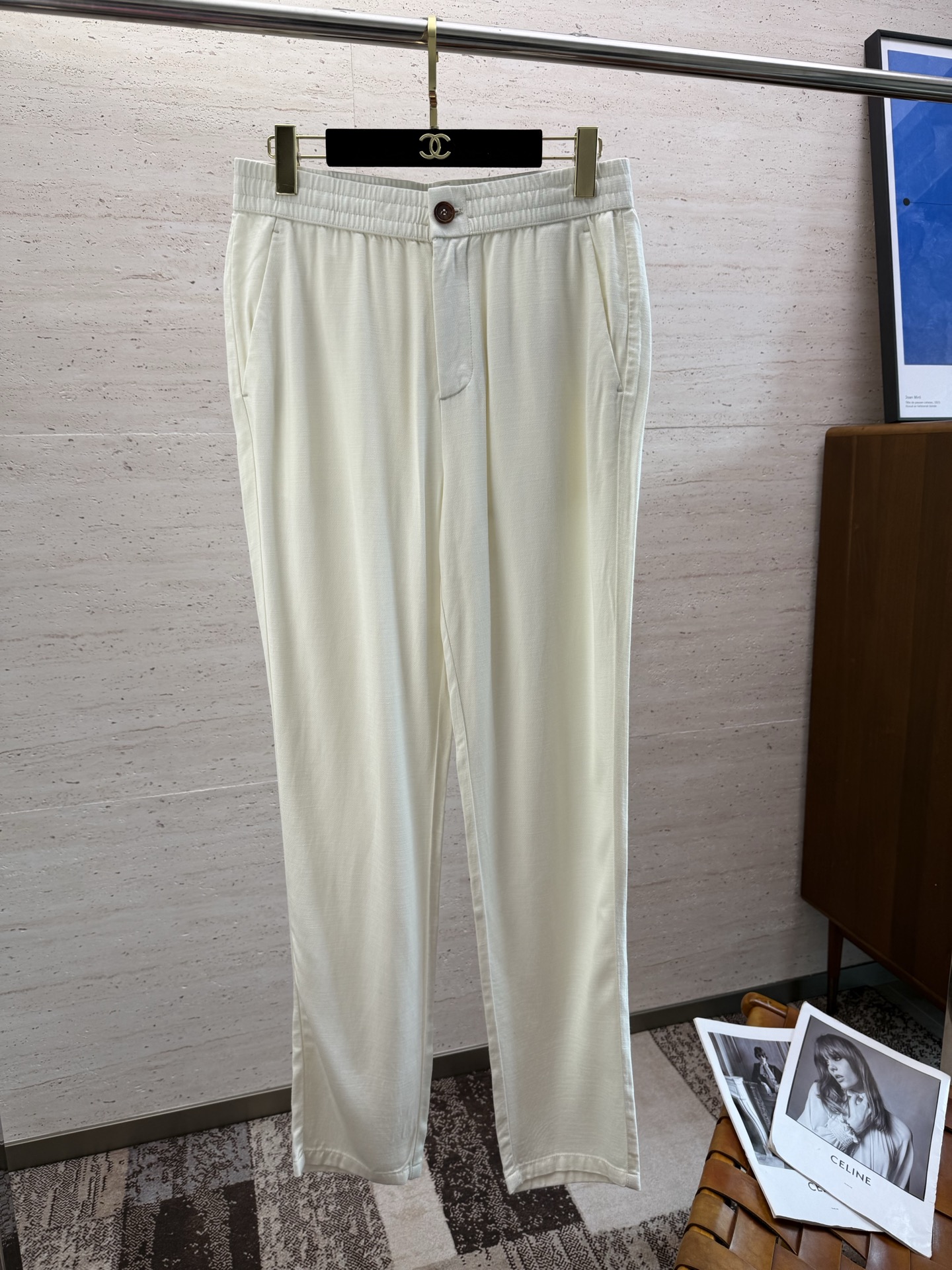 ZZ Men’s Linen Rinse Pants: Soft, Natural, Versatile for Various Occasions (16 words) - 图片 1