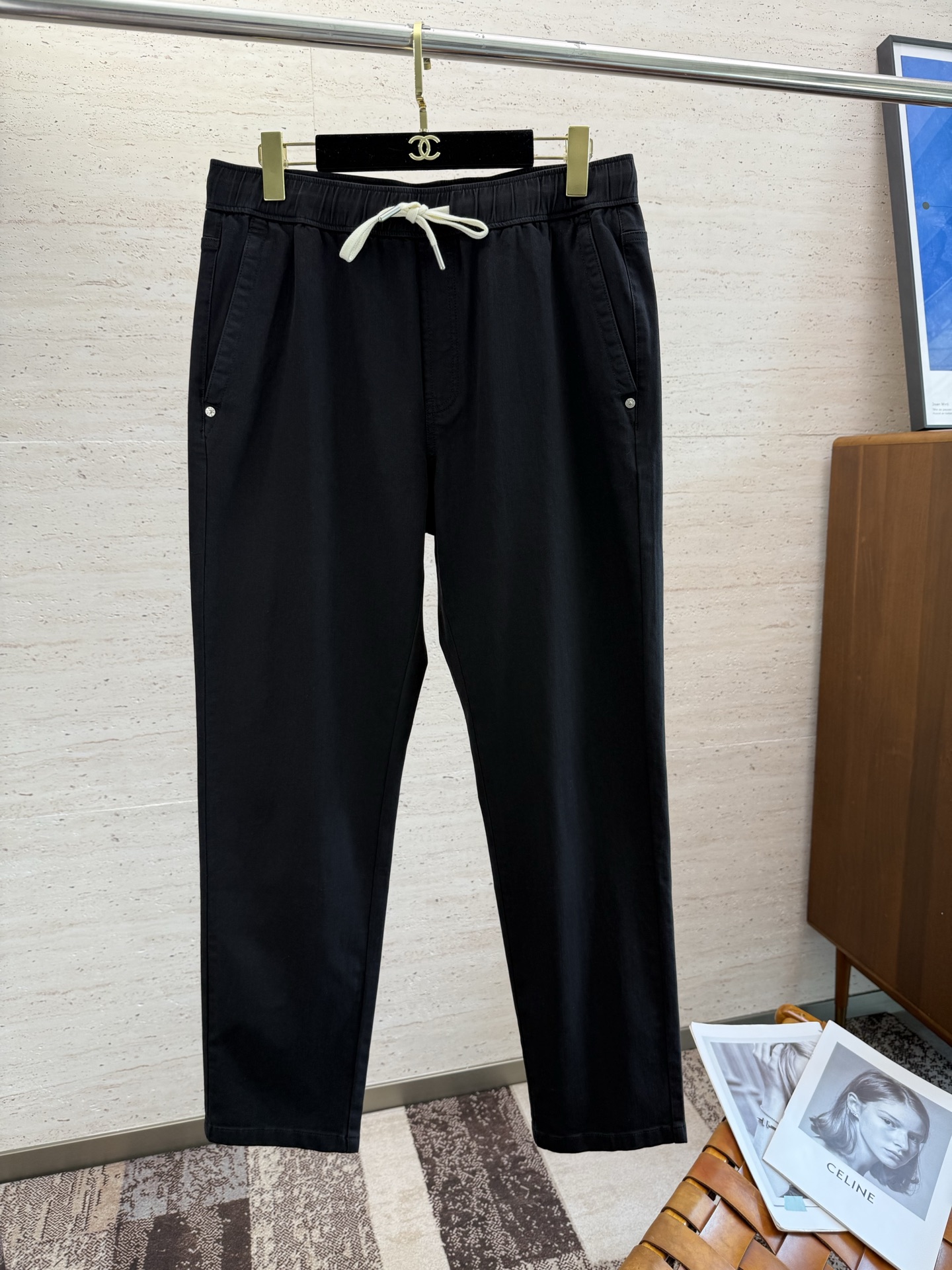 Miu Miu Men's Slim Fit Casual Denim Pants Elastic Waistband Comfort 2 i1750692712072 9511 0 0