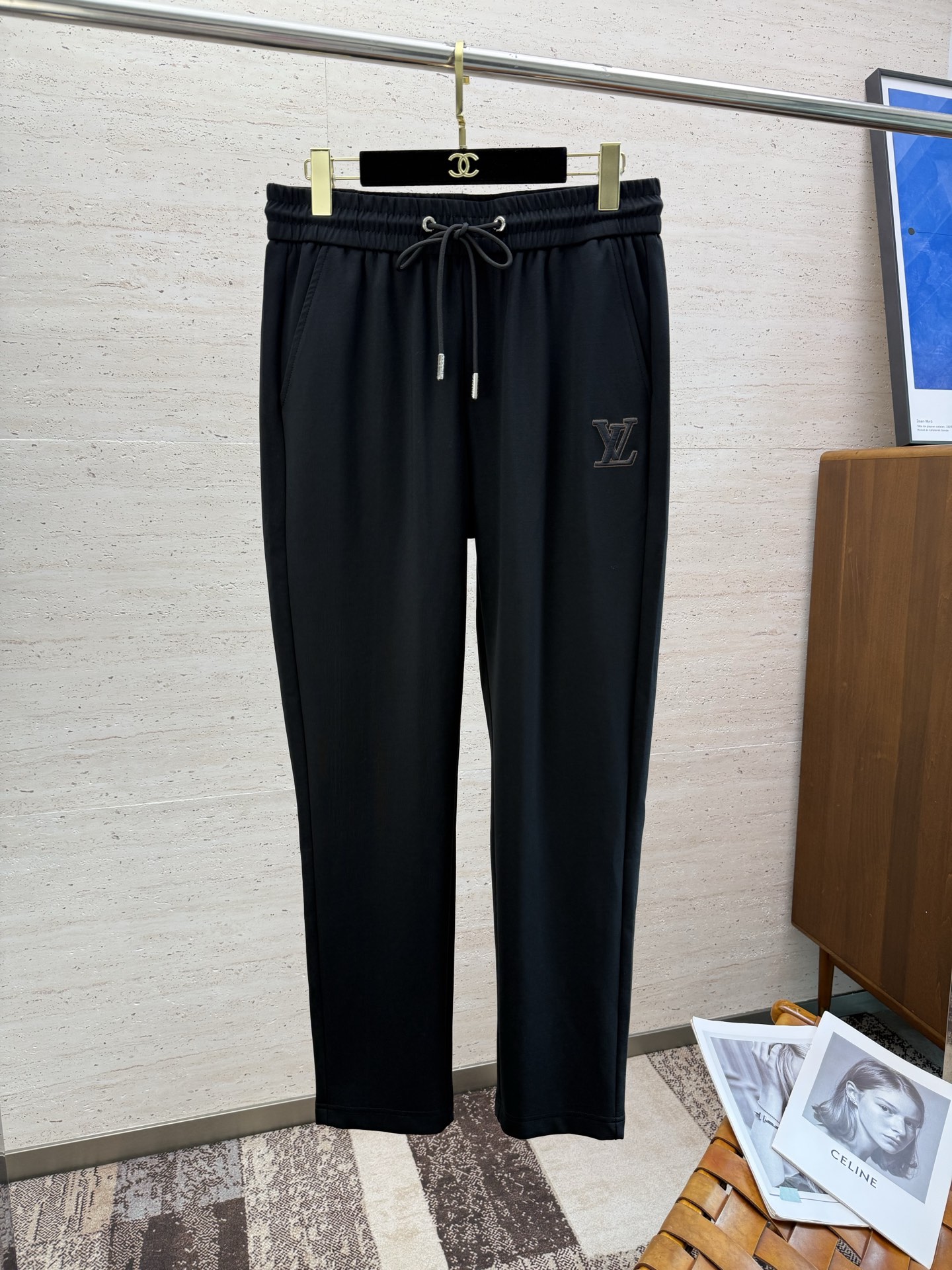 Louis Vuitton Drawstring Casual Pants Soft and Comfortable, Stylish