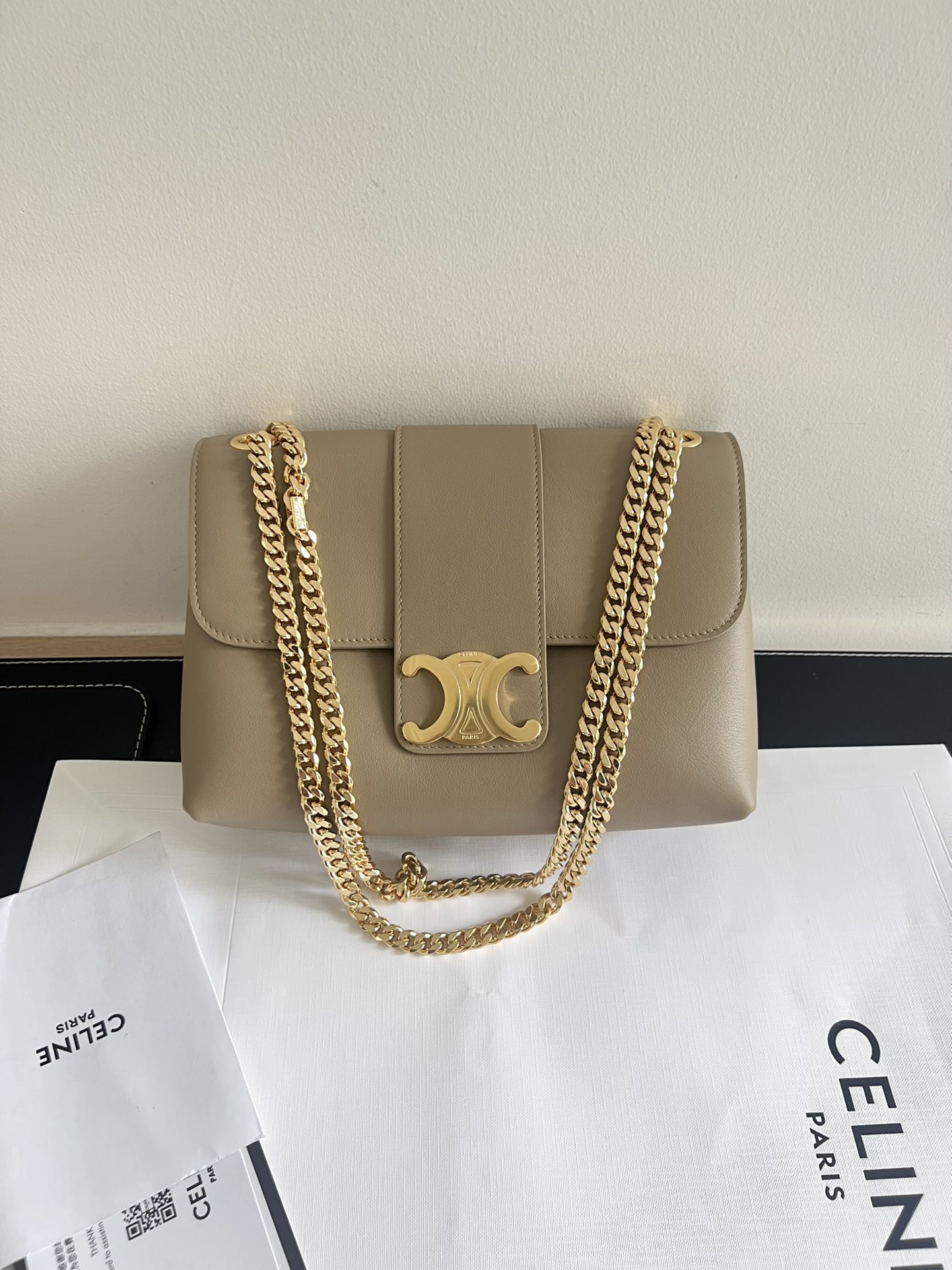 Celine Apricot color only available in 25cm