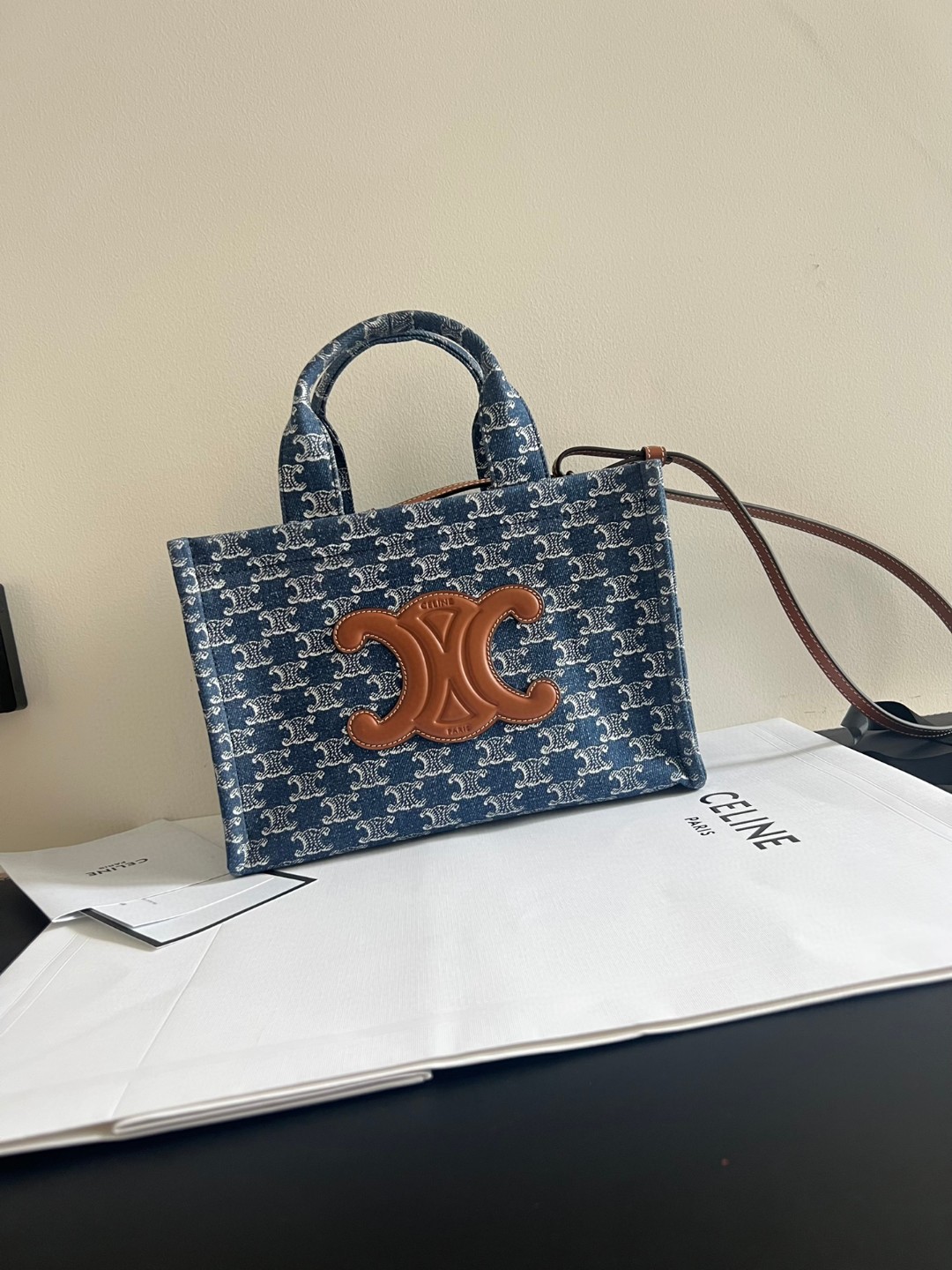 Celine Denim tote