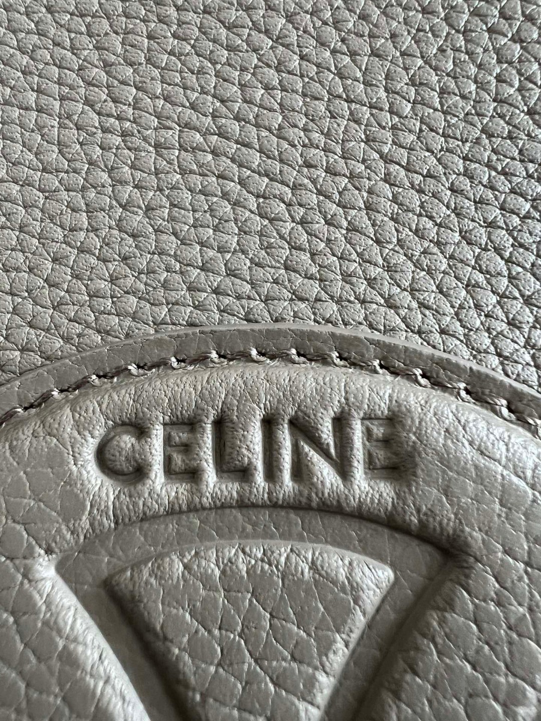 New celine tote shopping bag, original leather inside and outside, imported Italian cowhide on the outside with matte cowhide on the inside