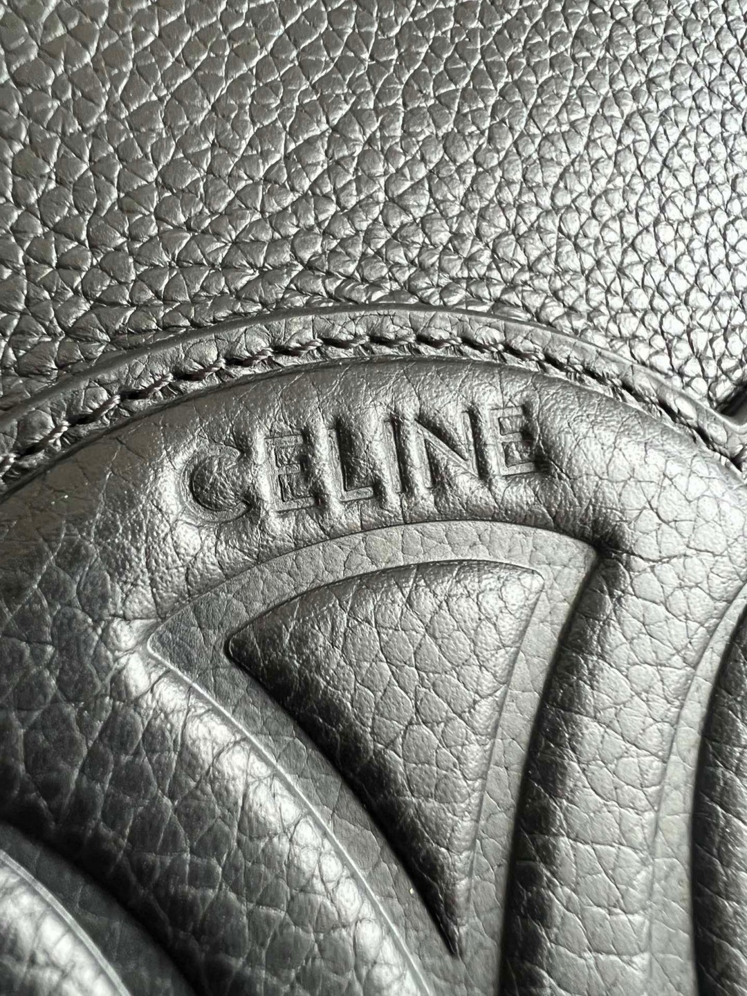 New celine tote shopping bag, genuine leather inside and outside, imported Italian cowhide on the outside with matte cowhide on the inside