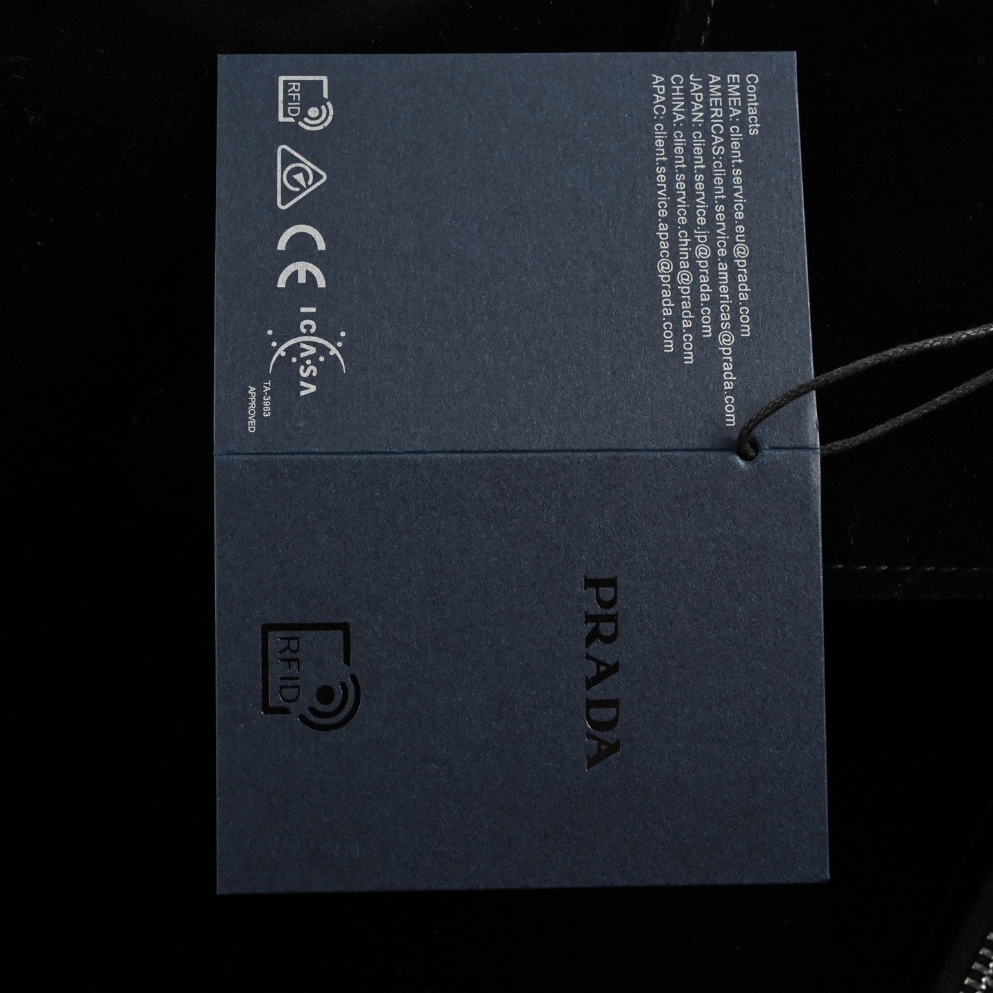 Prada/普拉达 天鹅绒植绒牛仔外套