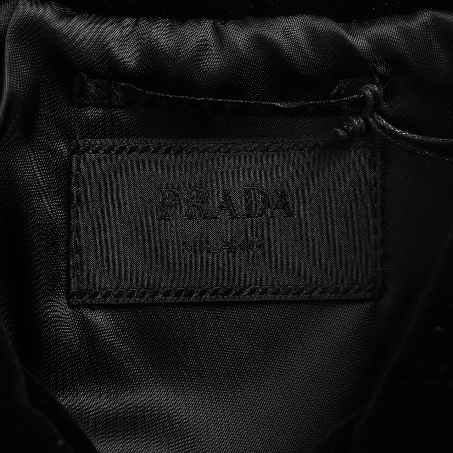 Prada/普拉达 天鹅绒植绒牛仔外套