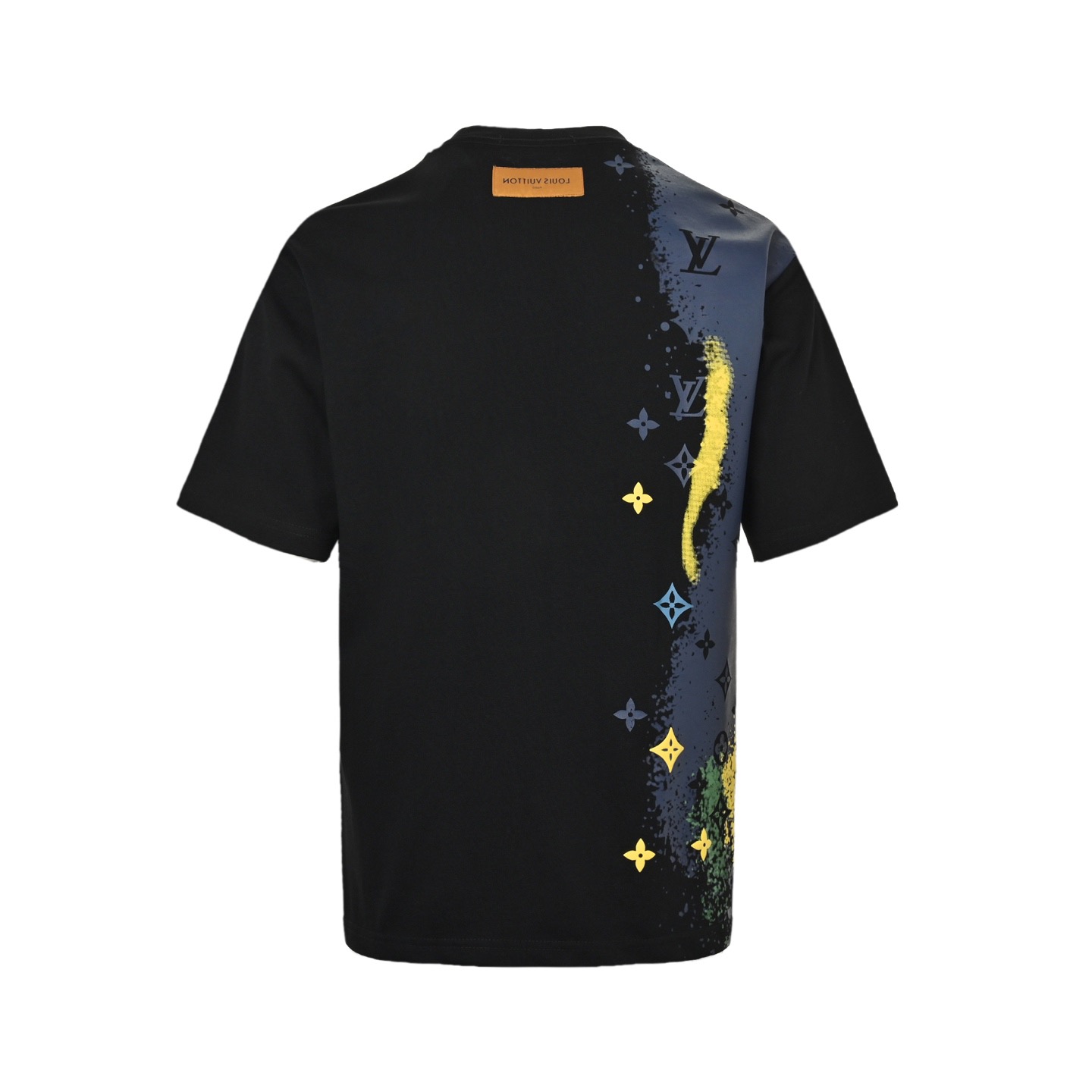 Louis Vuitton/路易威登 喷墨老花印花短袖 白色 黑色