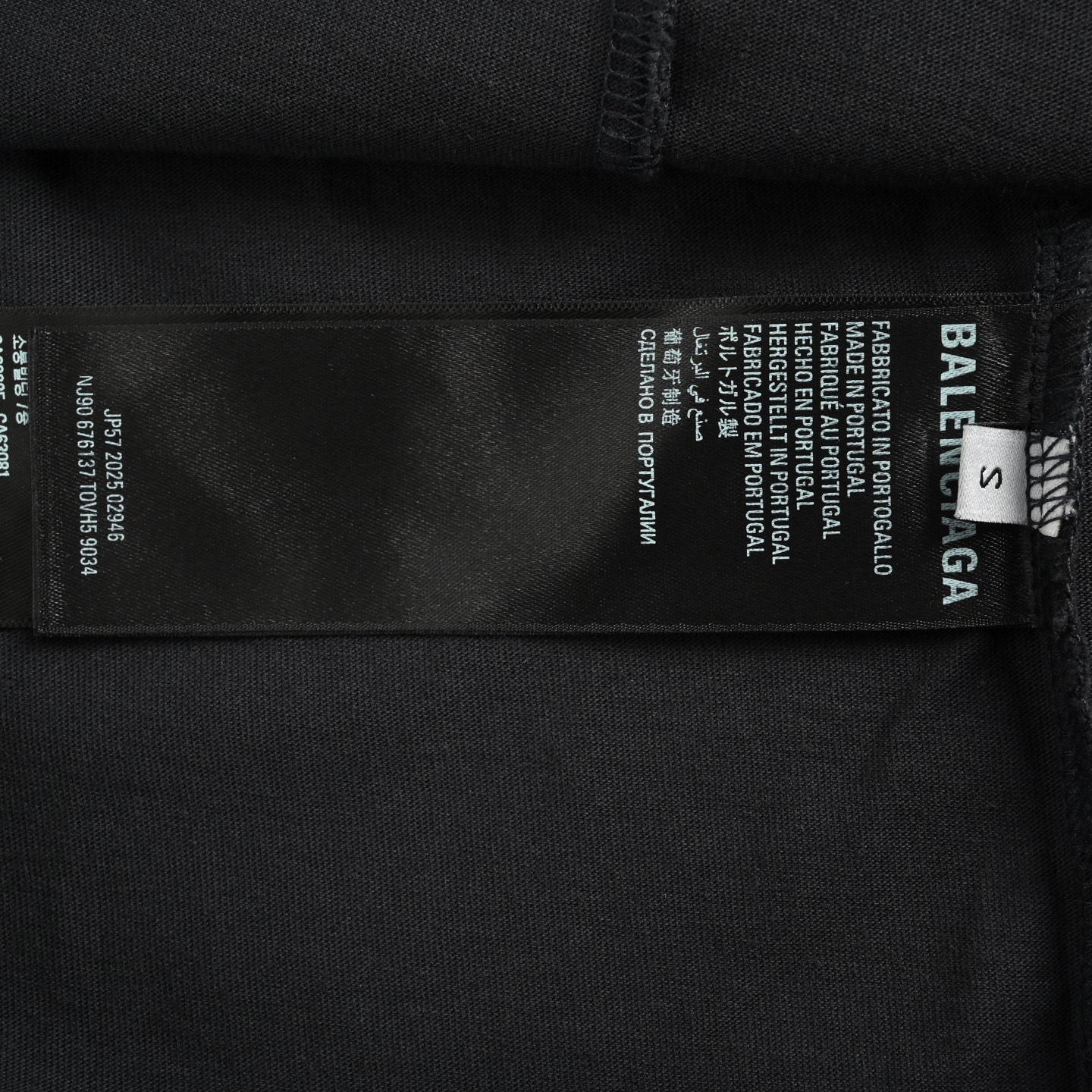 Balenciaga/巴黎世家 25ss 麦穗双B红标刺绣水洗短袖