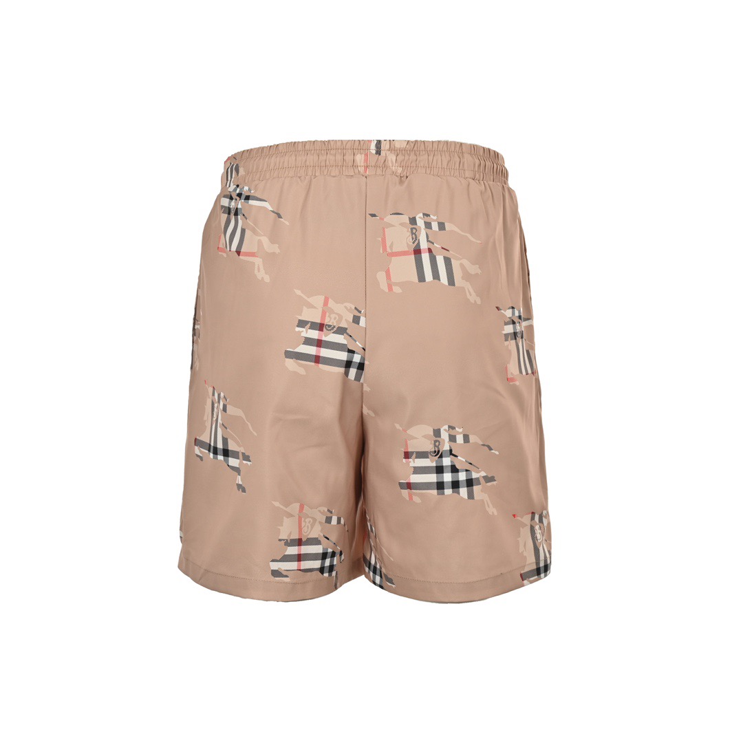 Burberry/巴宝莉 24ss 格纹战马沙滩短裤