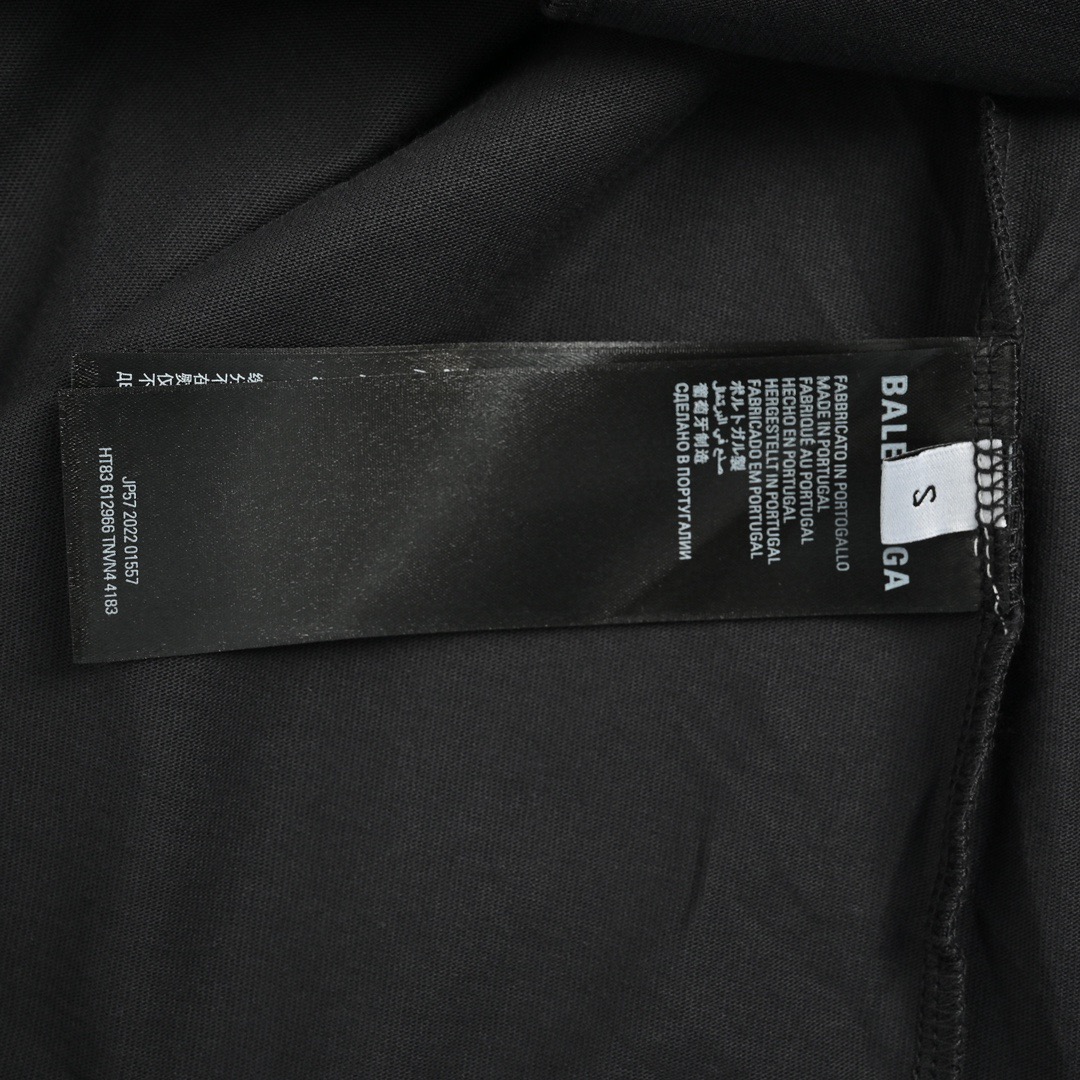Balenciaga/巴黎世家 23ss 3M刺绣字母水洗短袖-Chinese UA Cheap High Quatity Brand Clothes Bags handbags Sneakers wholesale wholesaler seller from China Factory suppliers Fashion Clothing Shoes best Quality Beautiful Price Balenciaga/巴黎世家 23ss 3M刺绣字母水洗短袖